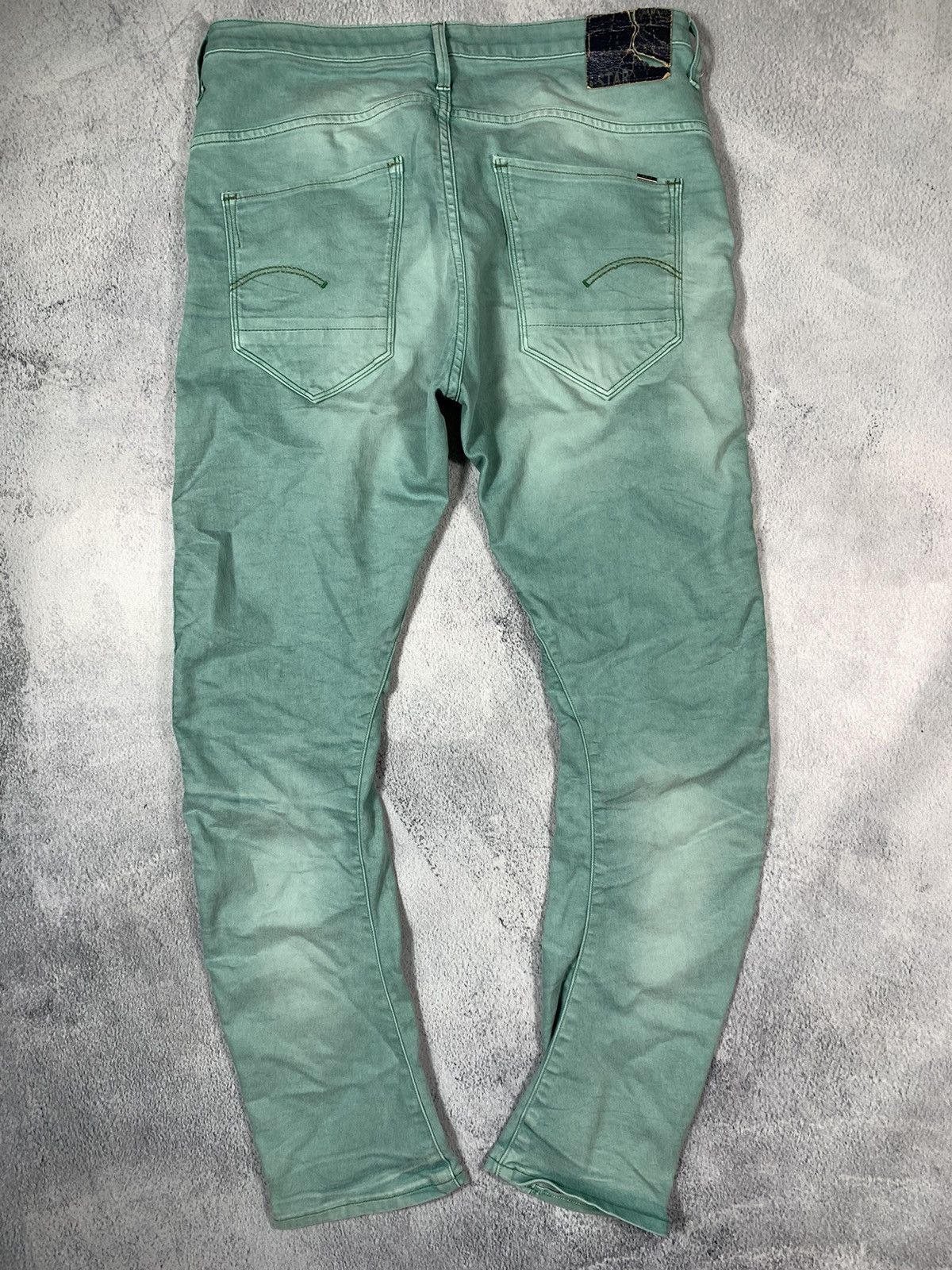 G-Star × Vintage Vintage G-star RAW 3D tapered faded denim jeans size 28 Size 28" / US 6 / IT 42 - 9 Thumbnail