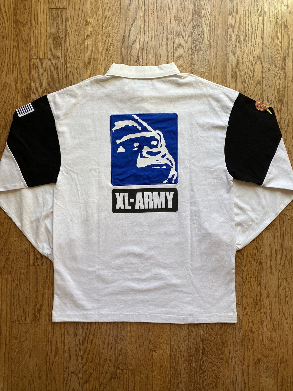 Japanese Brand × X-LARGE × Xlarge XLarge Long Sleeve Polo Tee Sz XL Size US XL / EU 56 / 4 - 1 Thumbnail