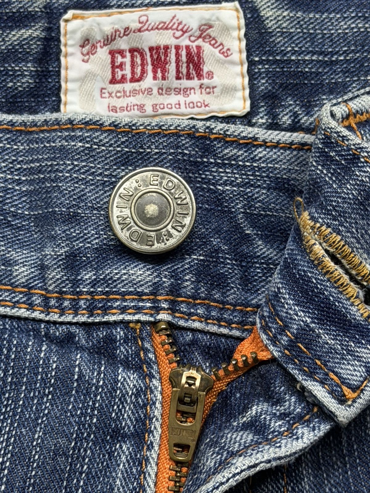 Edwin Vintage Edwin 411XVS Japan Denim Jeans | Y2K Bootcut | W34 Size US 34 / EU 50 - 14 Thumbnail