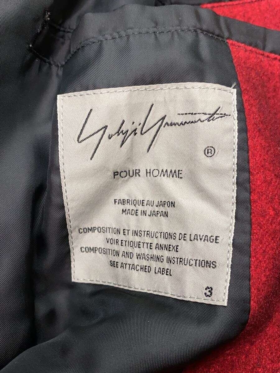 Yohji Yamamoto yohji yamamoto POUR HOMME 3/wool/RED/jacket Size US L / EU 52-54 / 3 - 3 Thumbnail