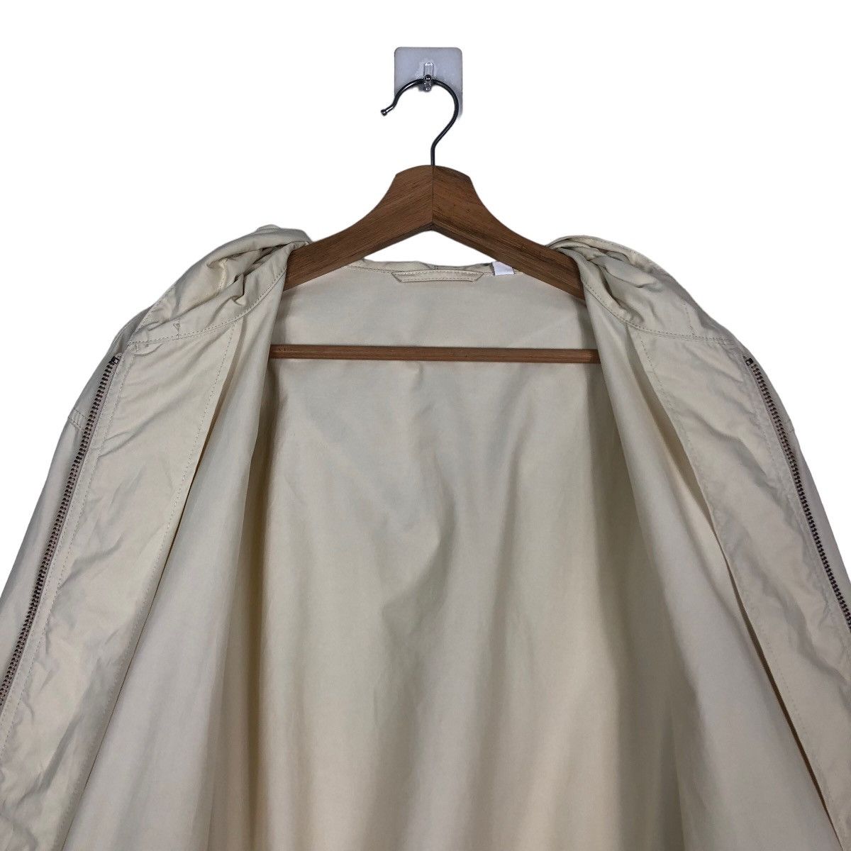 Japanese Brand 🔥Rich Brown Cream - Long Fly Coats Jacket Uniqlo Undercover Size US L / EU 52-54 / 3 - 12 Thumbnail