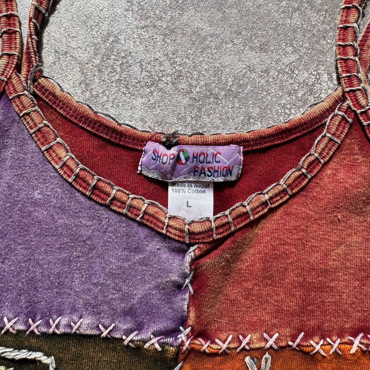 Hysteric Glamour × Japanese Brand Nepal Y2K Grunge Hippie Retro Tank Top Size L / US 10 / IT 46 - 7 Thumbnail