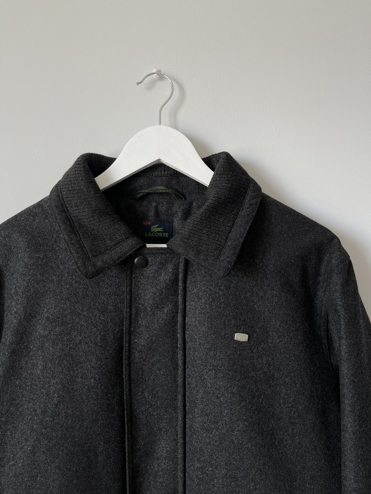 Lacoste VINTAGE LACOSTE WOOL BOMBER JACKET 90'S OLDMONEY FRANCE Size US L / EU 52-54 / 3 - 2 Thumbnail