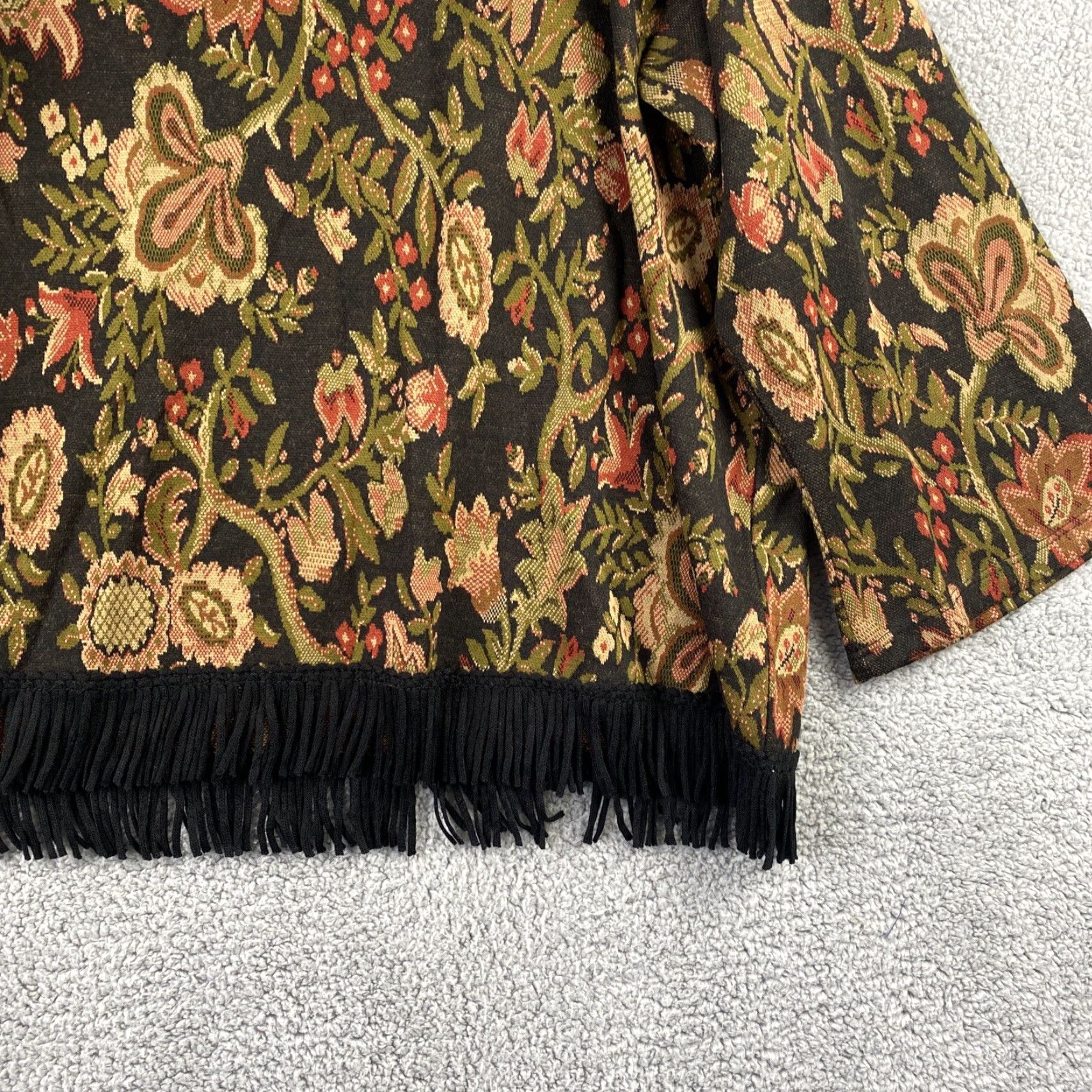 Eddie Bauer Nina Leonard Women Sweater 4XL Multicolor Flowery Long Sleeve Pullover Lightweight Knit Womens Size XXL / US 16-18 / IT 52-54 - 4 Thumbnail