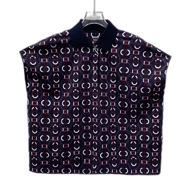 Hermes Hermes Colorblock Short Sleeve Polo Shirt Size XS / US 0-2 / IT 36-38 - 1 Thumbnail