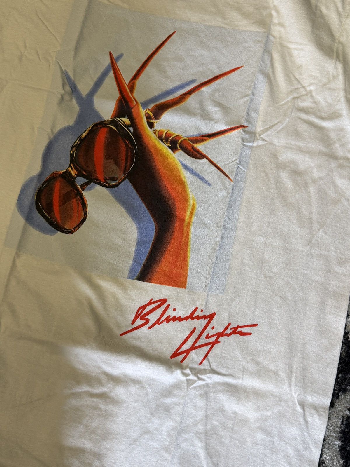 The Weeknd XO The Weeknd “Blinding Lights” Graphic Tee – w/ Dust Bag Size US XL / EU 56 / 4 - 2 Thumbnail