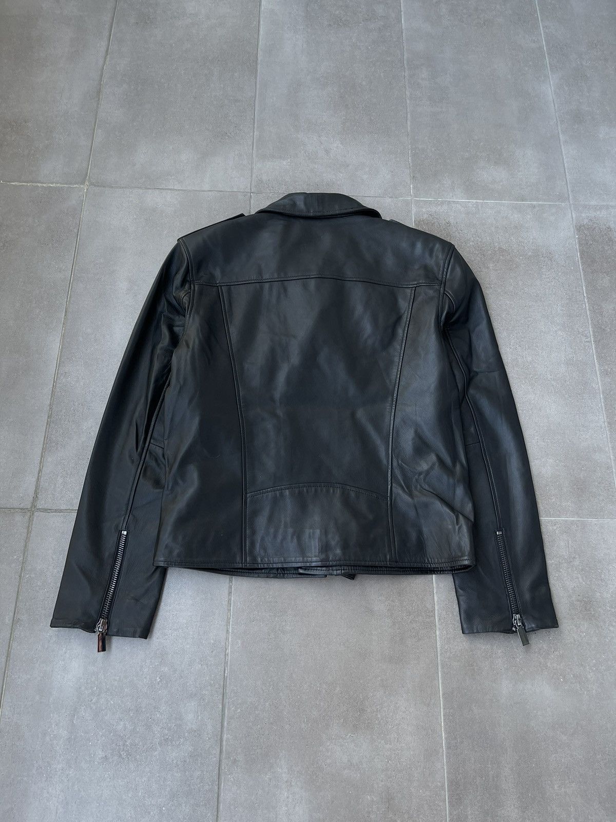 Leather !DS! AW22 Studio ID Biker Black Leather Jacket Size US M / EU 48-50 / 2 - 13 Thumbnail