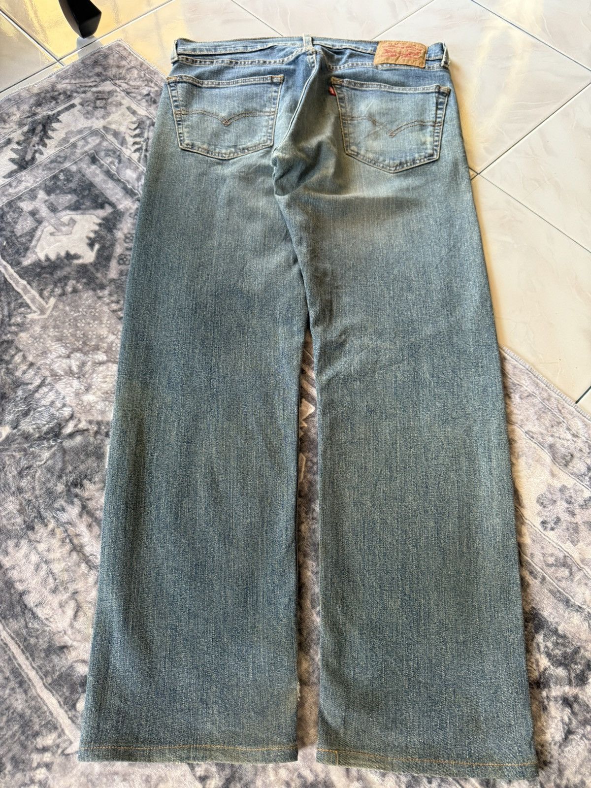 Levi's 2000s Vintage Levis 505 Dusty Muddy Wash Jeans Size US 32 / EU 48 - 2 Thumbnail