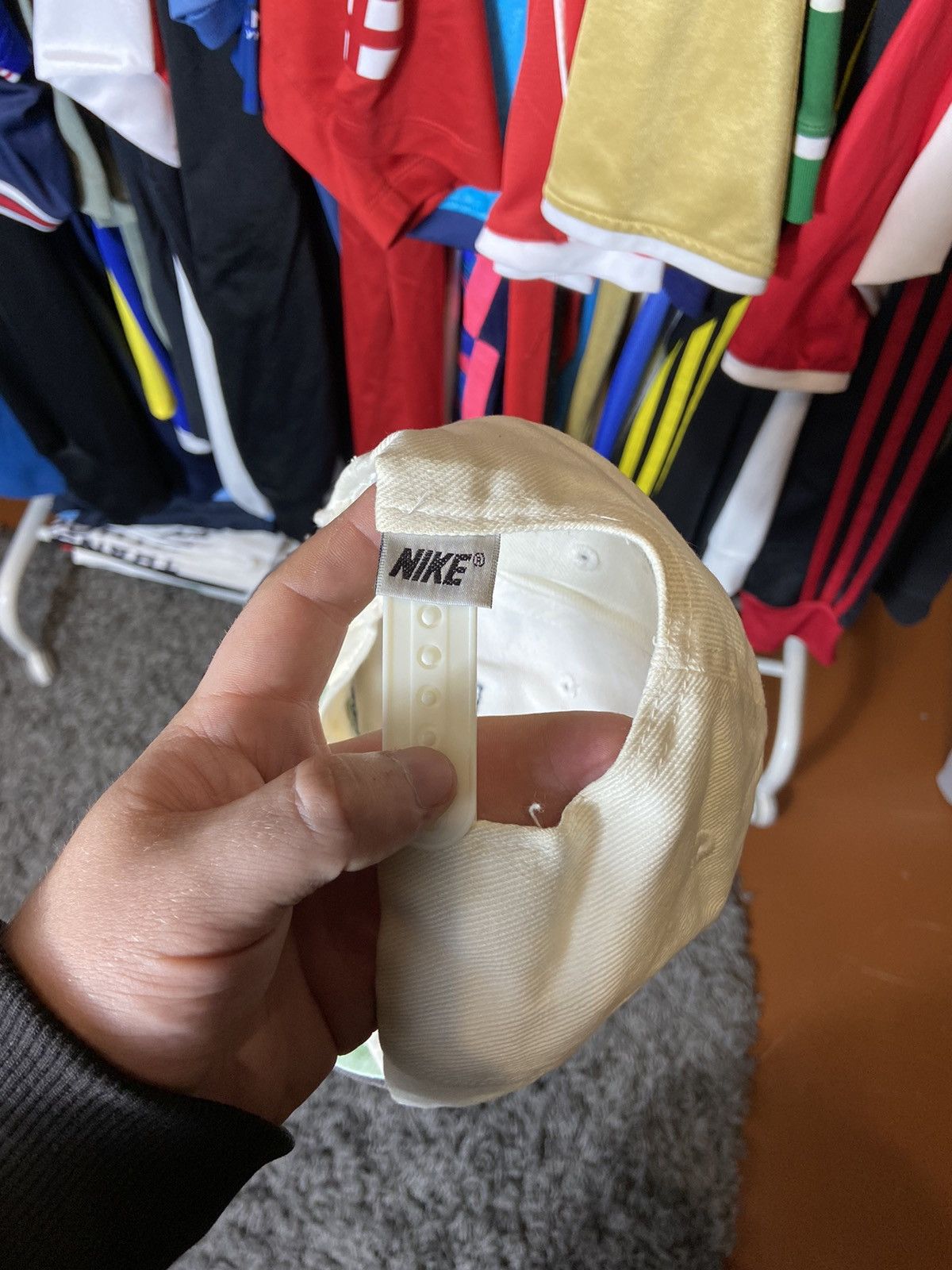Nike × Vintage NIKE VINTAGE Y2K COTTON SWOOSH HAT RAP STYLE Size ONE SIZE - 5 Thumbnail
