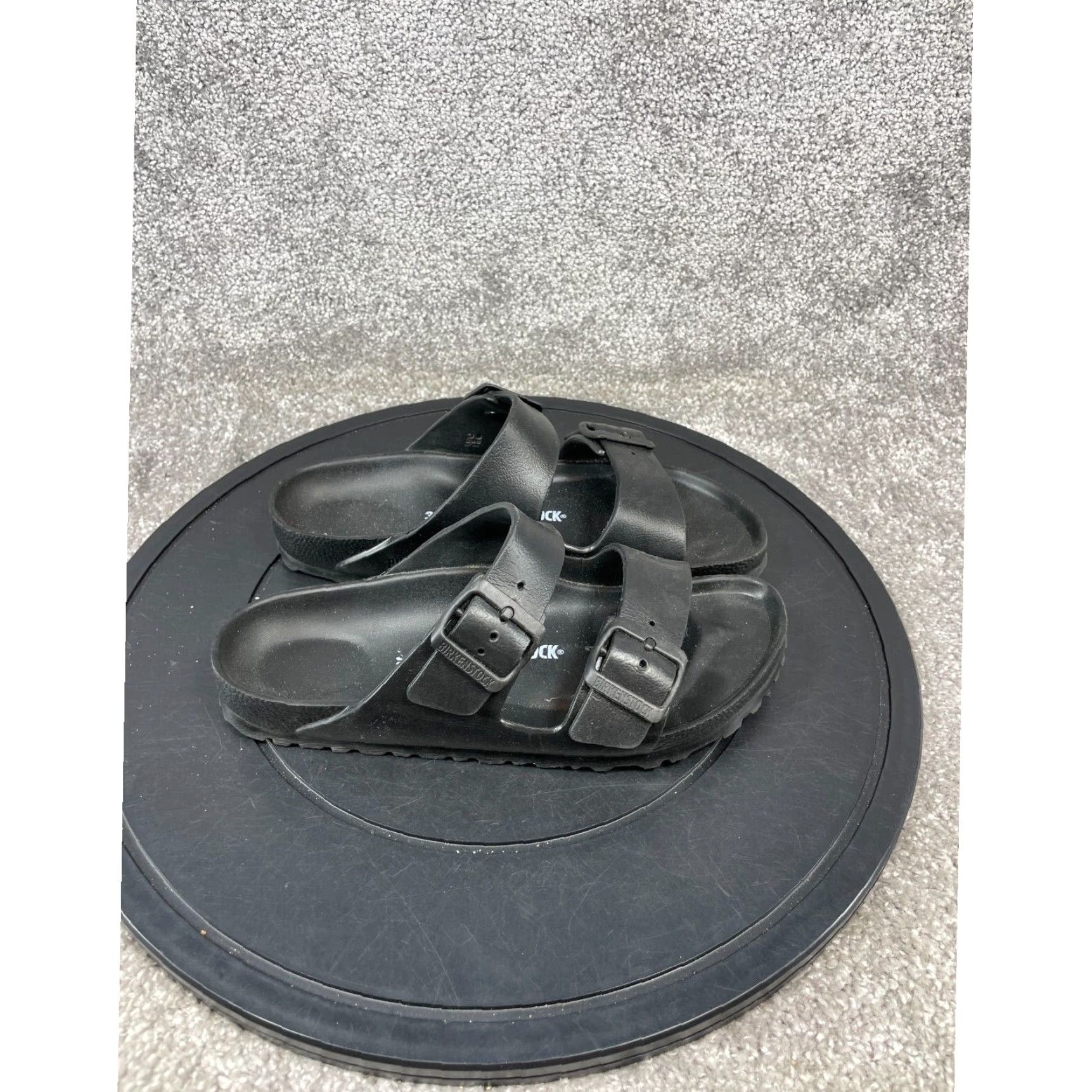 Black birkenstock rubber deals