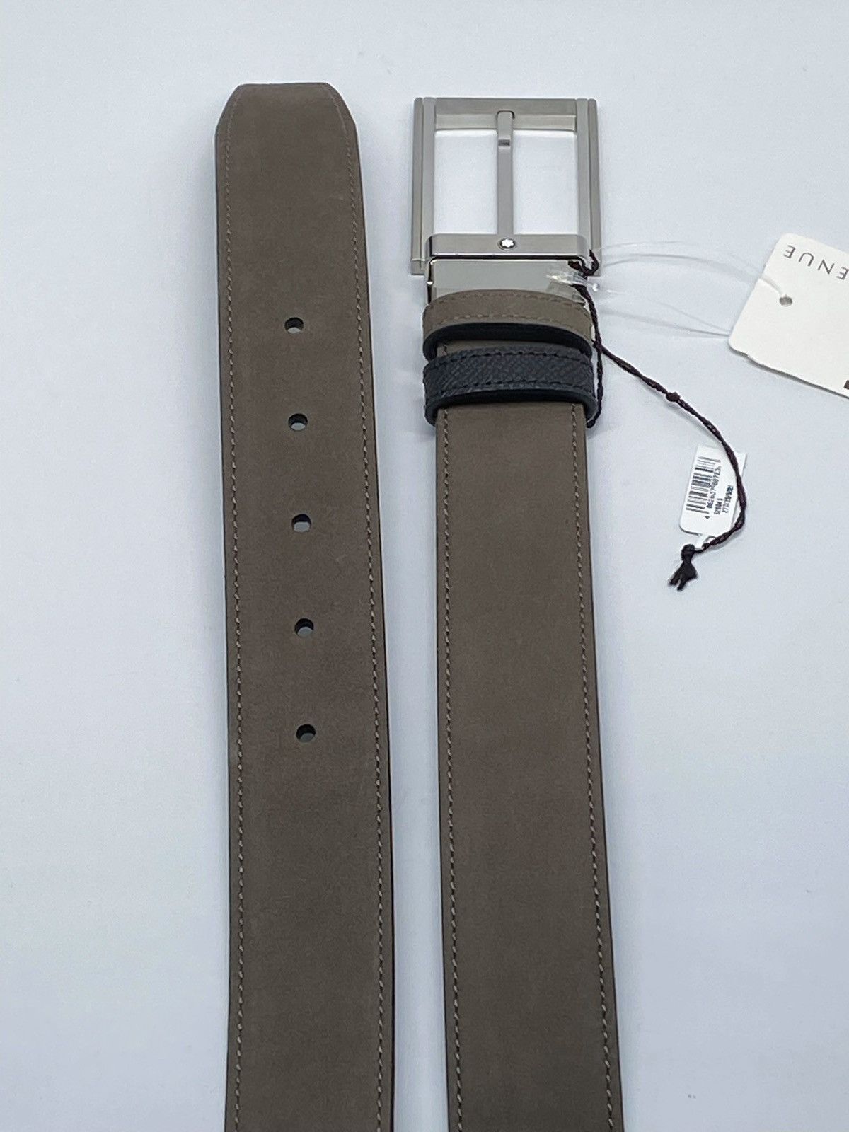 Montblanc Montblanc Trapeze Adjustable & Reversible Leather Belt Size ONE SIZE - 3 Thumbnail