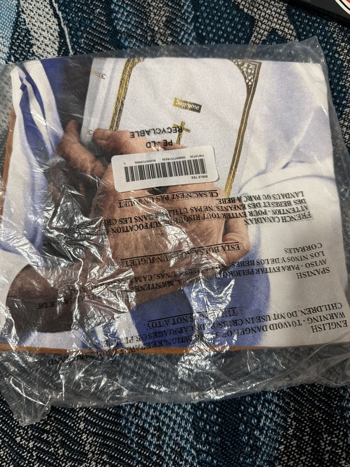 Supreme Supreme Bible Tee FW19 Size US L / EU 52-54 / 3 - 1 Thumbnail