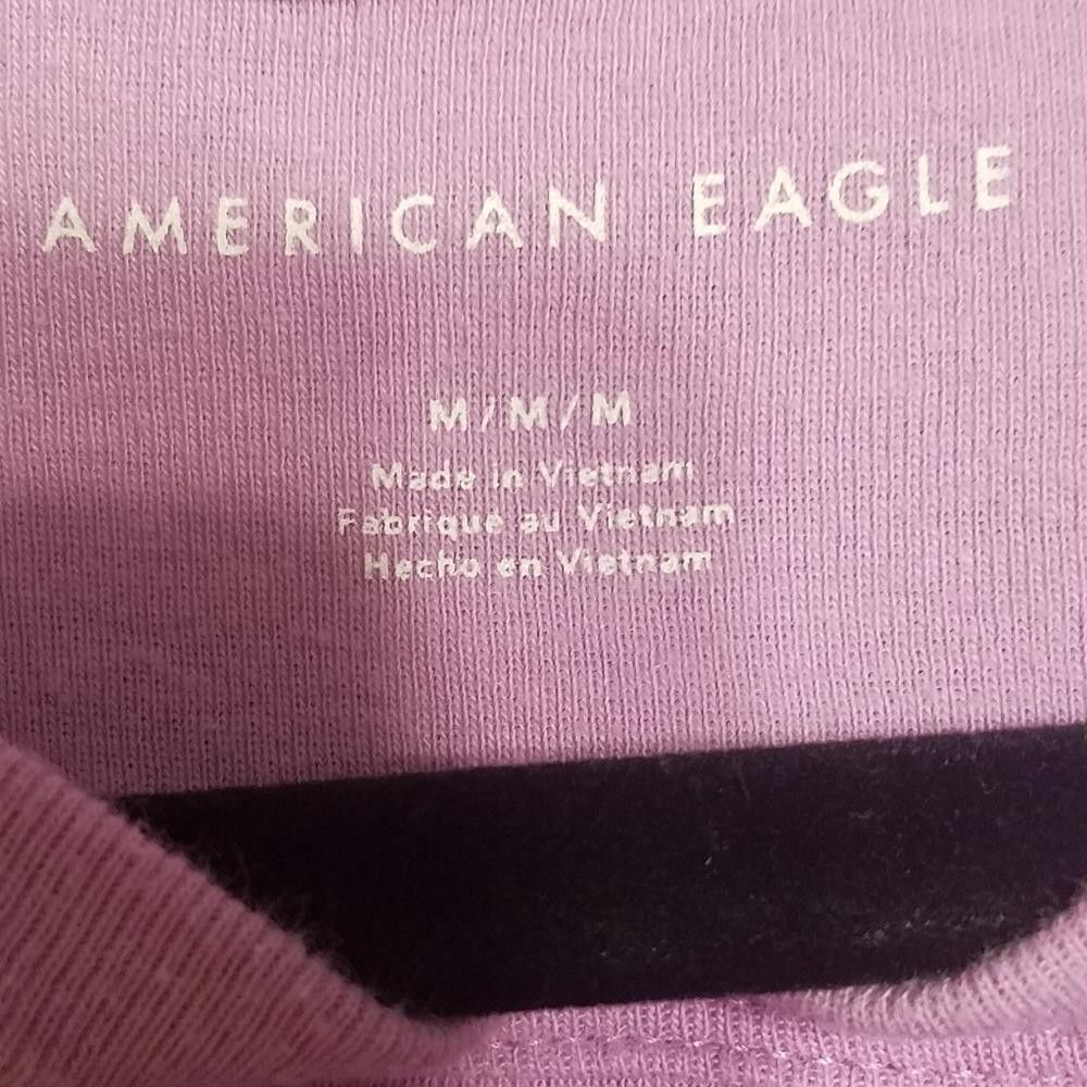 Designer American Eagle Lavender Short Sleeve Top Size Medium Size M / US 6-8 / IT 42-44 - 3 Thumbnail