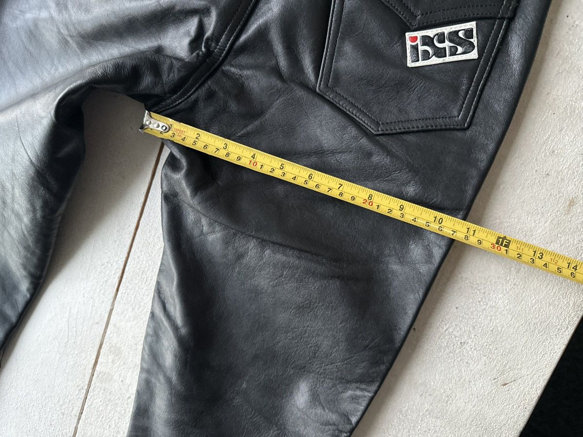Leather IXS 🚨Vintage leather pants motorcycles BROWN LUXURY Y2K Size US 26 / EU 42 - 18 Thumbnail