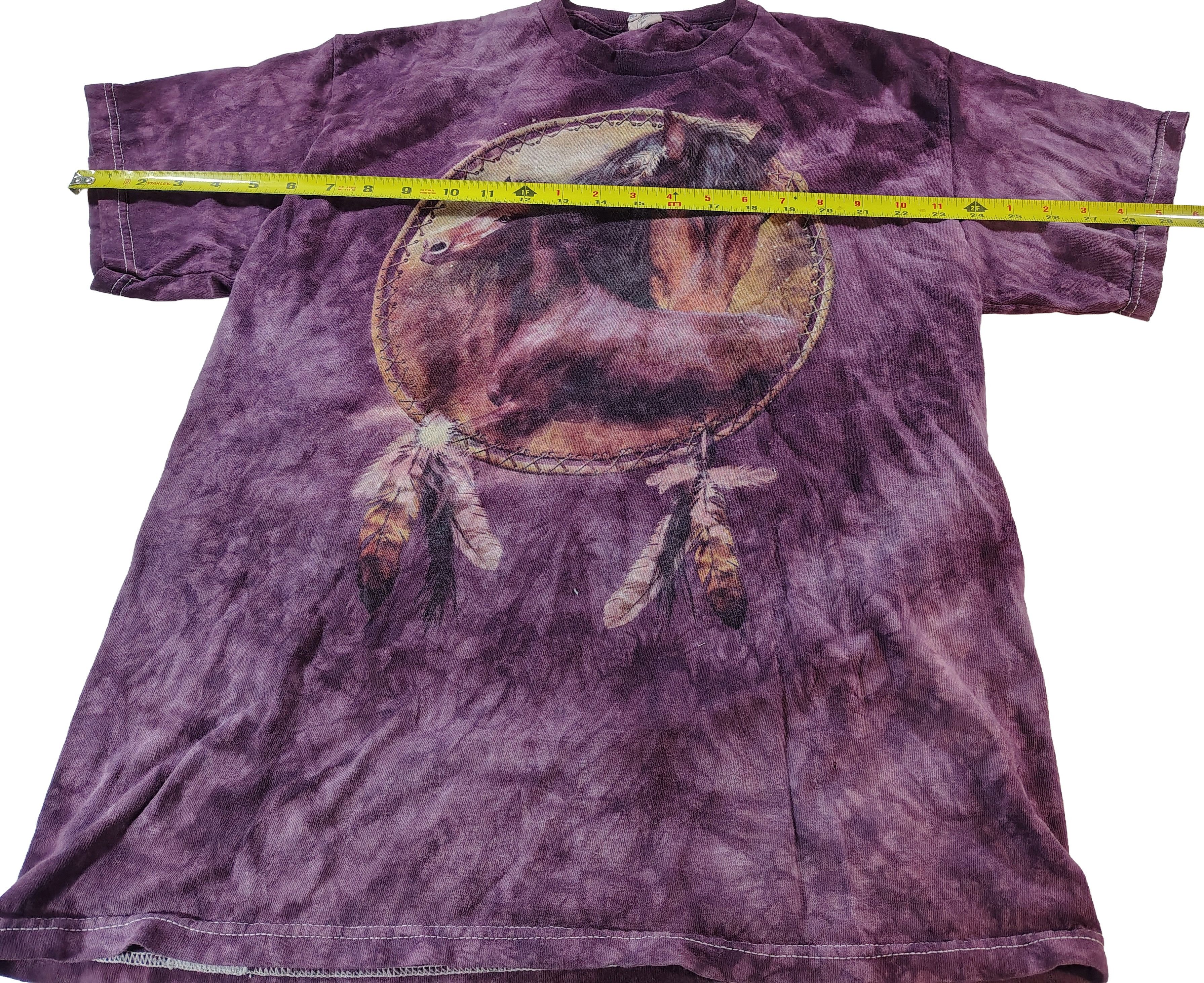 Gildan Men's Large Native American Horse Dreamcatcher T-Shirt Size US L / EU 52-54 / 3 - 3 Thumbnail