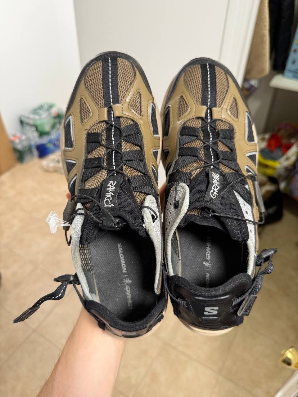 Salomon Salomon Techsonic Leather Advanced Sandal Gramicci Mayfly Size US 10 / EU 43 - 5 Thumbnail