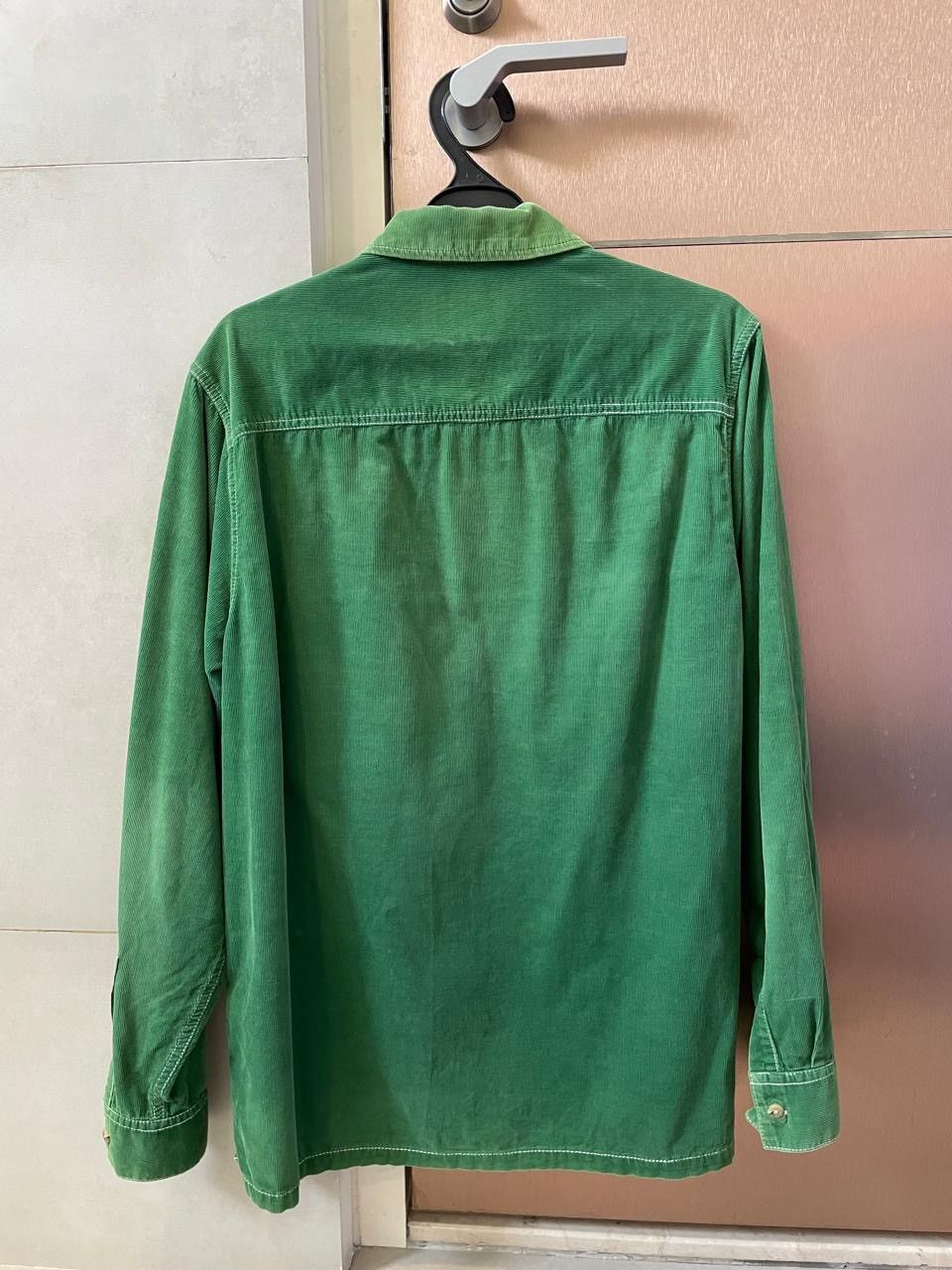 Supreme Supreme Corduroy Half Zip Shirt Green SS18 Size US M / EU 48-50 / 2 - 2 Thumbnail
