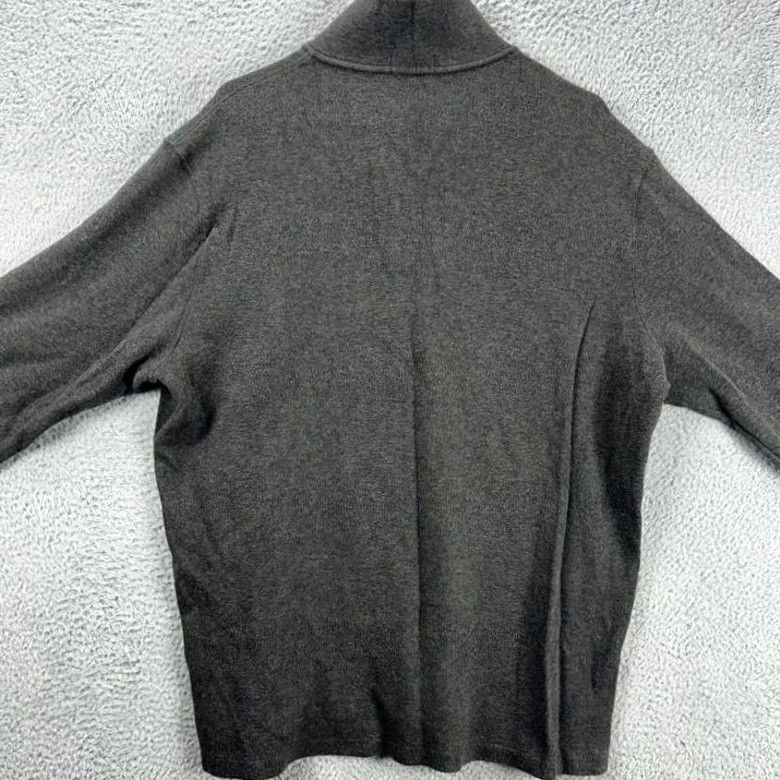Polo Ralph Lauren Polo Ralph Lauren Pullover Sweater Adult XL Dark Grey Pony Thick Quarter Zip Men Size US XL / EU 56 / 4 - 2 Thumbnail
