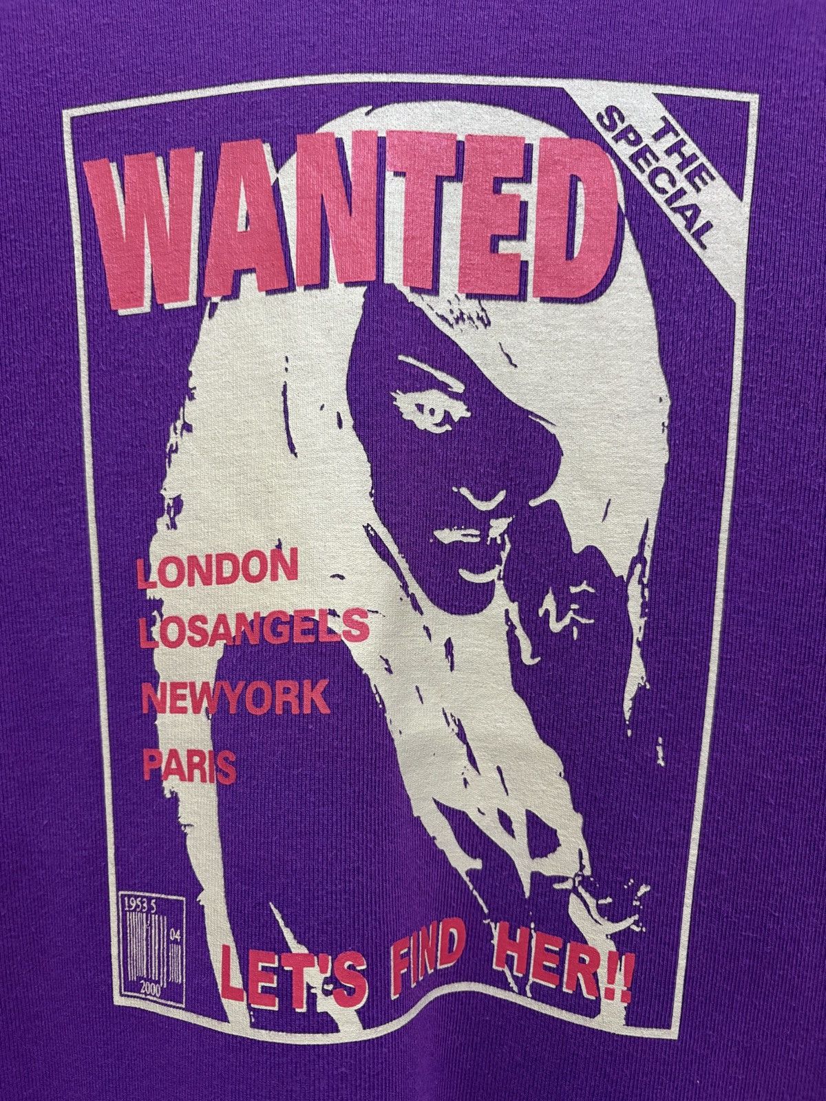 Hysteric Glamour 2000's Raspberry - The Wanted / Hysteric Glamour L/S T-Shirt Size XS / US 0-2 / IT 36-38 - 4 Thumbnail