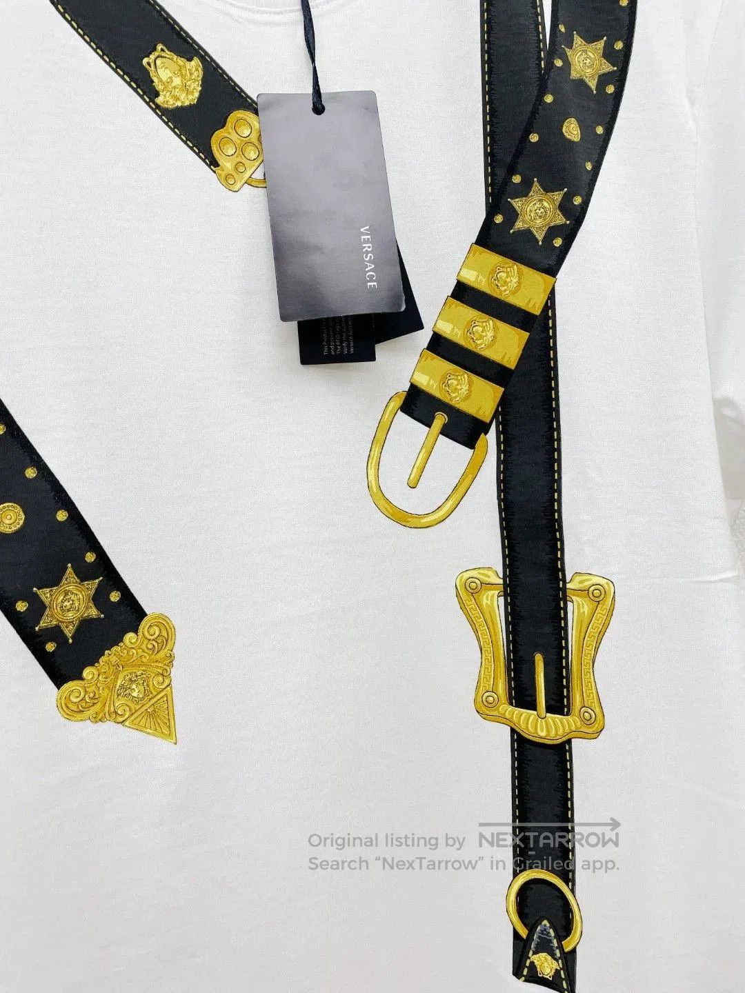 Versace VERSACE Cotton Short Sleeve T-Shirt. Size US S / EU 44-46 / 1 - 4 Thumbnail