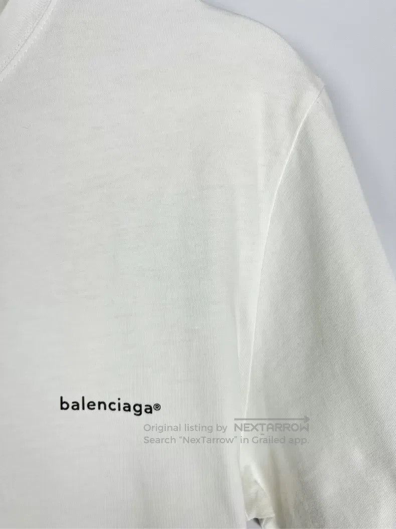 Balenciaga Balenciaga Logo Printed Short Sleeve T-Shirt Size US M / EU 48-50 / 2 - 3 Thumbnail