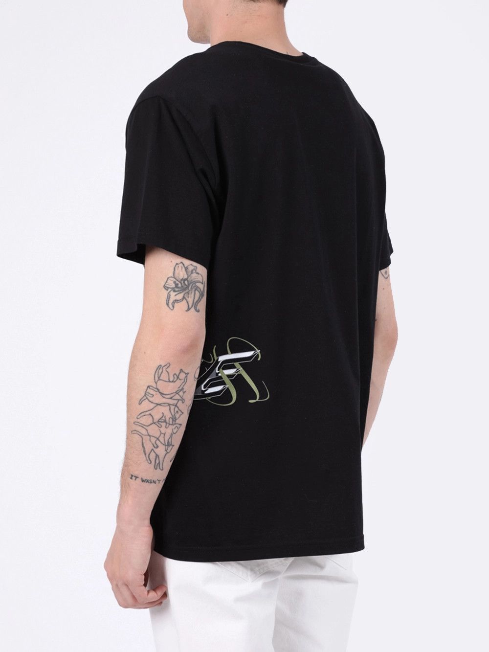 Givenchy Black Peony Maze Print Oversized T-Shirt Size US M / EU 48-50 / 2 - 4 Thumbnail