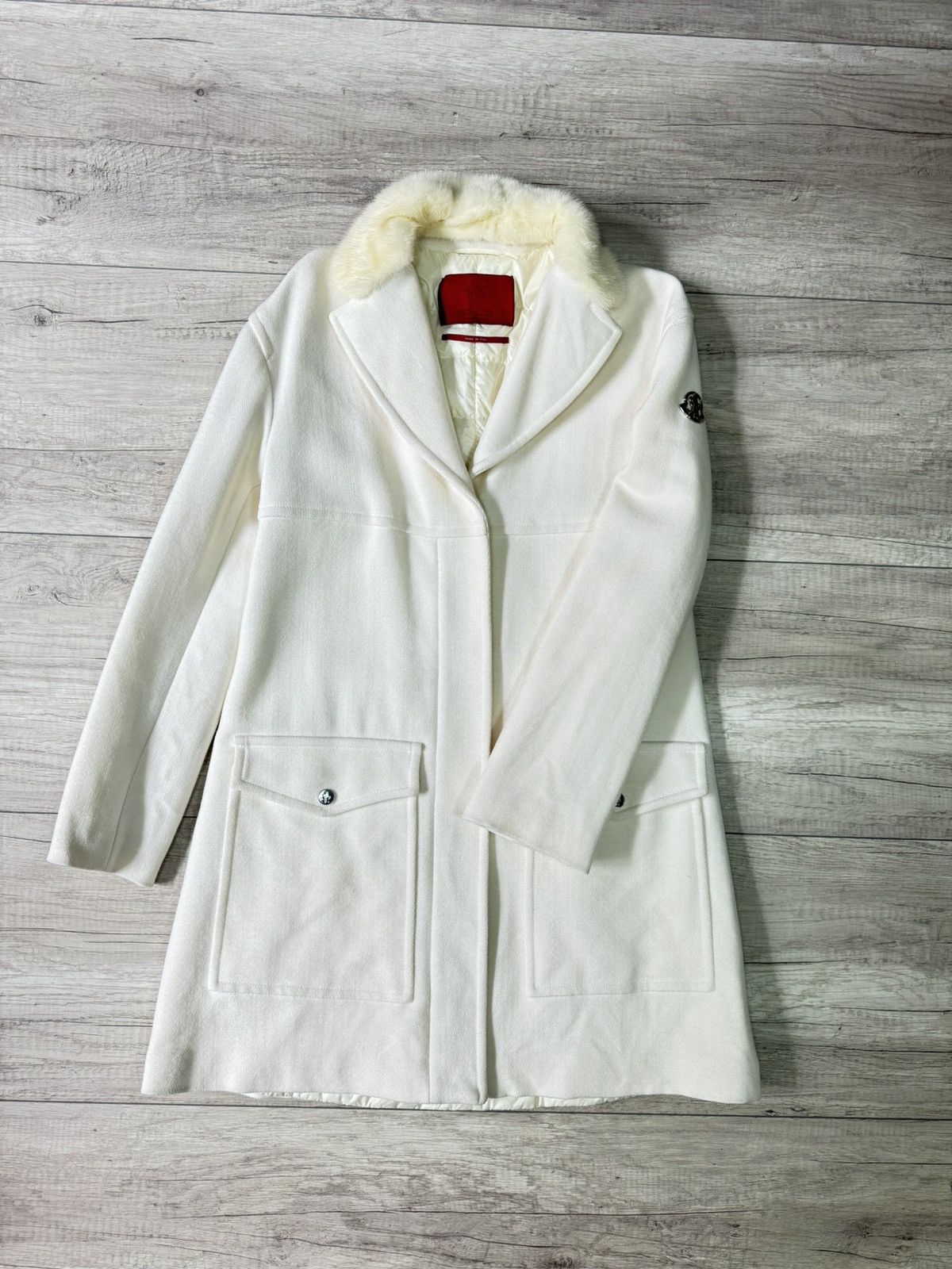 Moncler Very Rare Moncler Gamme Rouge Puffer Coat Wool Jacket Size XS / US 0-2 / IT 36-38 - 1 Thumbnail