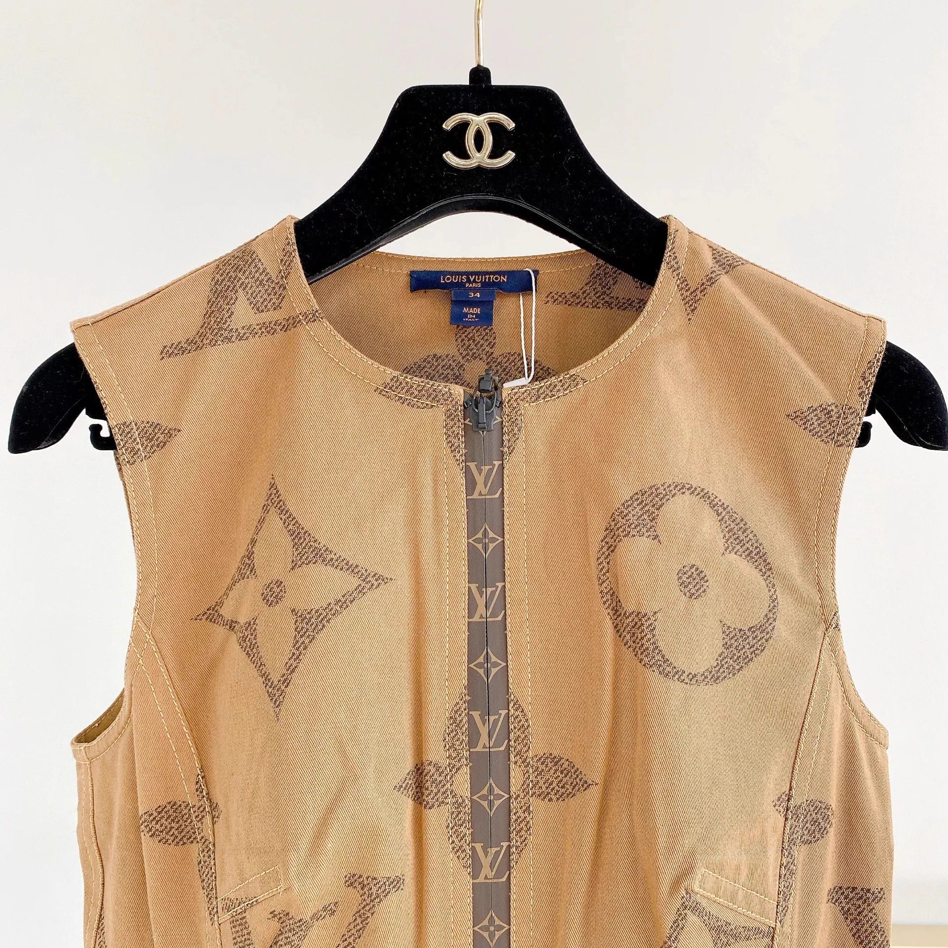Louis Vuitton LOUIS VUITTON Monogram Dress 34 EU Women's Size XS / US 0-2 / IT 36-38 - 5 Thumbnail