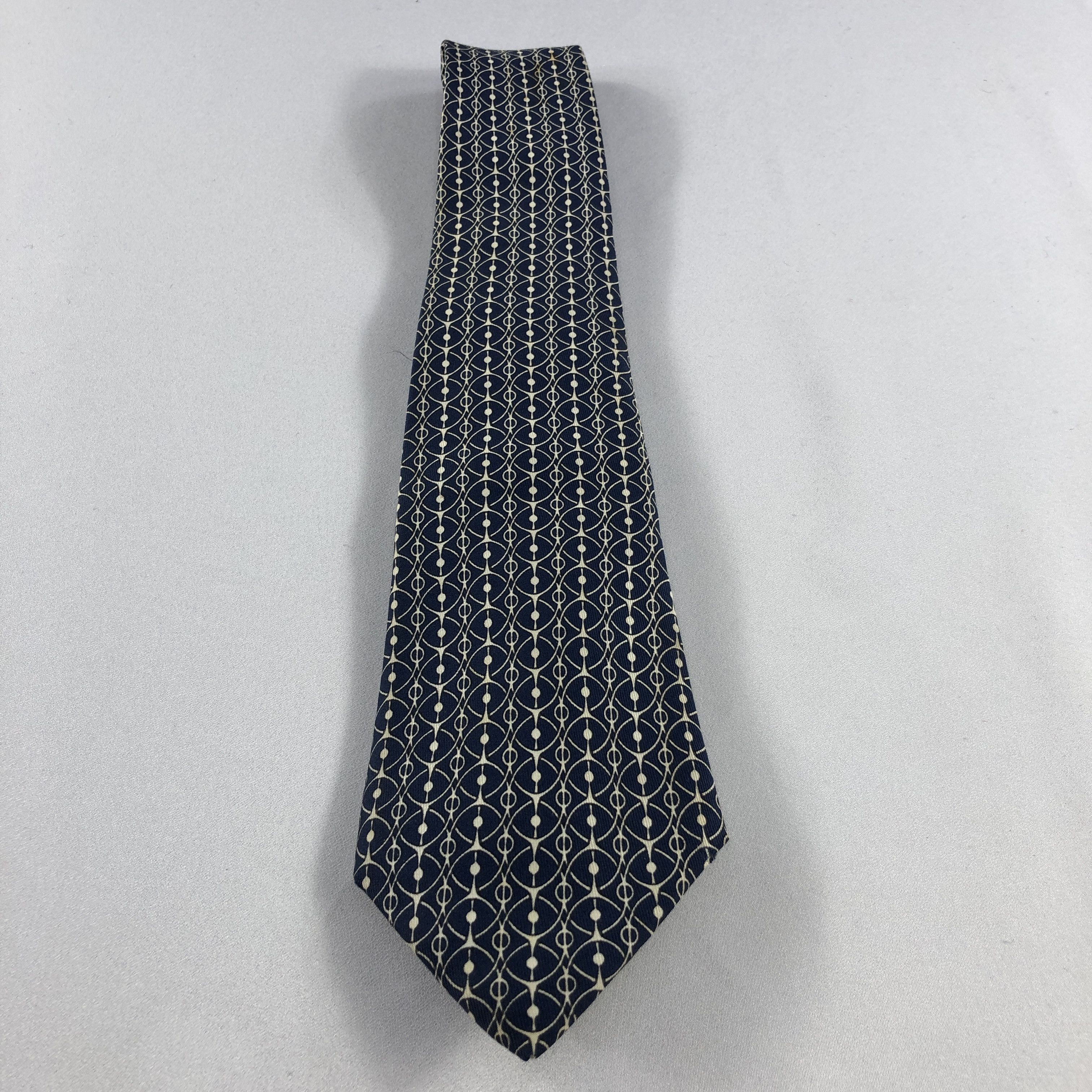 Hermes Hermes Silk Neck Ties T122 Size ONE SIZE - 10 Thumbnail