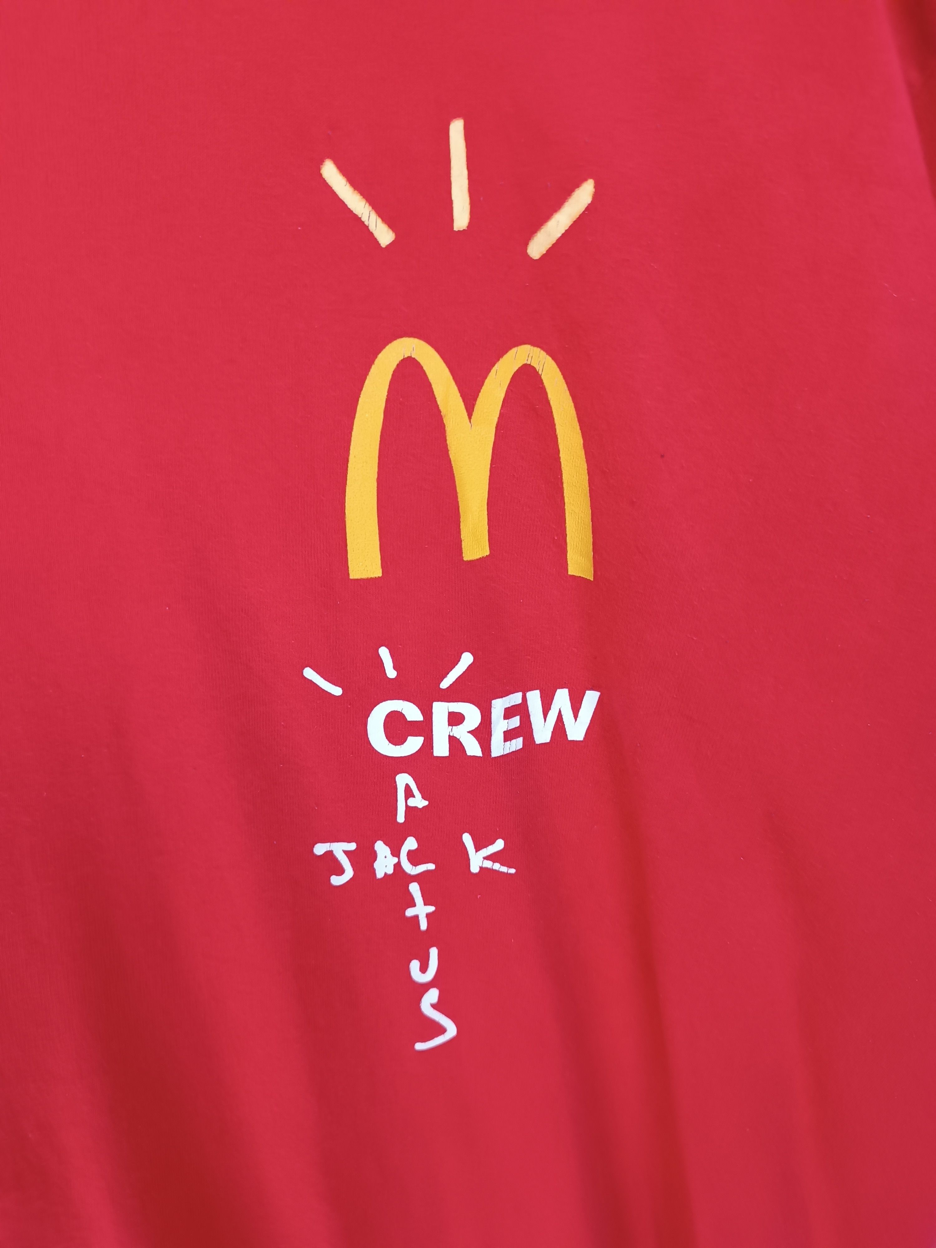 Other TRAVIS SCOTT CACTUS JACK CREW MCDONALD'S RAP TEE Size US XXL / EU 58 / 5 - 10 Thumbnail