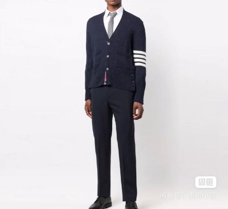 Thom Browne thom browne Knitted thick wool cardigan sweater Size US XL / EU 56 / 4 - 3 Thumbnail