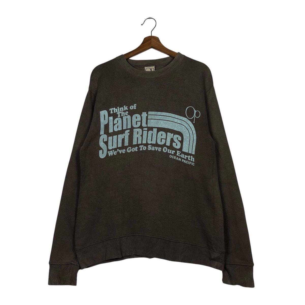 Japanese Brand × Ocean Pacific 📌Vintage Sweatshirt Ocean Pacific Big Logo Design Size US M / EU 48-50 / 2 - 2 Thumbnail