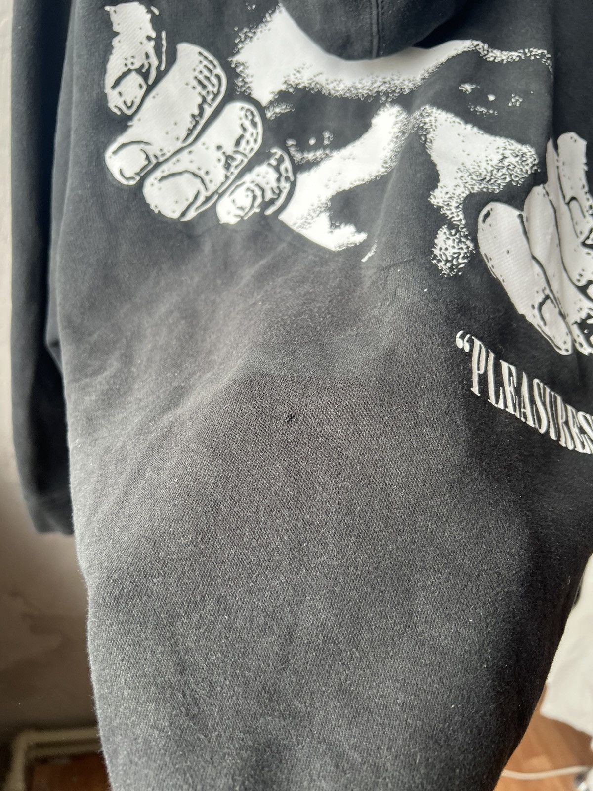 Pleasures Pleasures by Independent “Watching You” Trashed Faded Hoodie Size US M / EU 48-50 / 2 - 15 Thumbnail