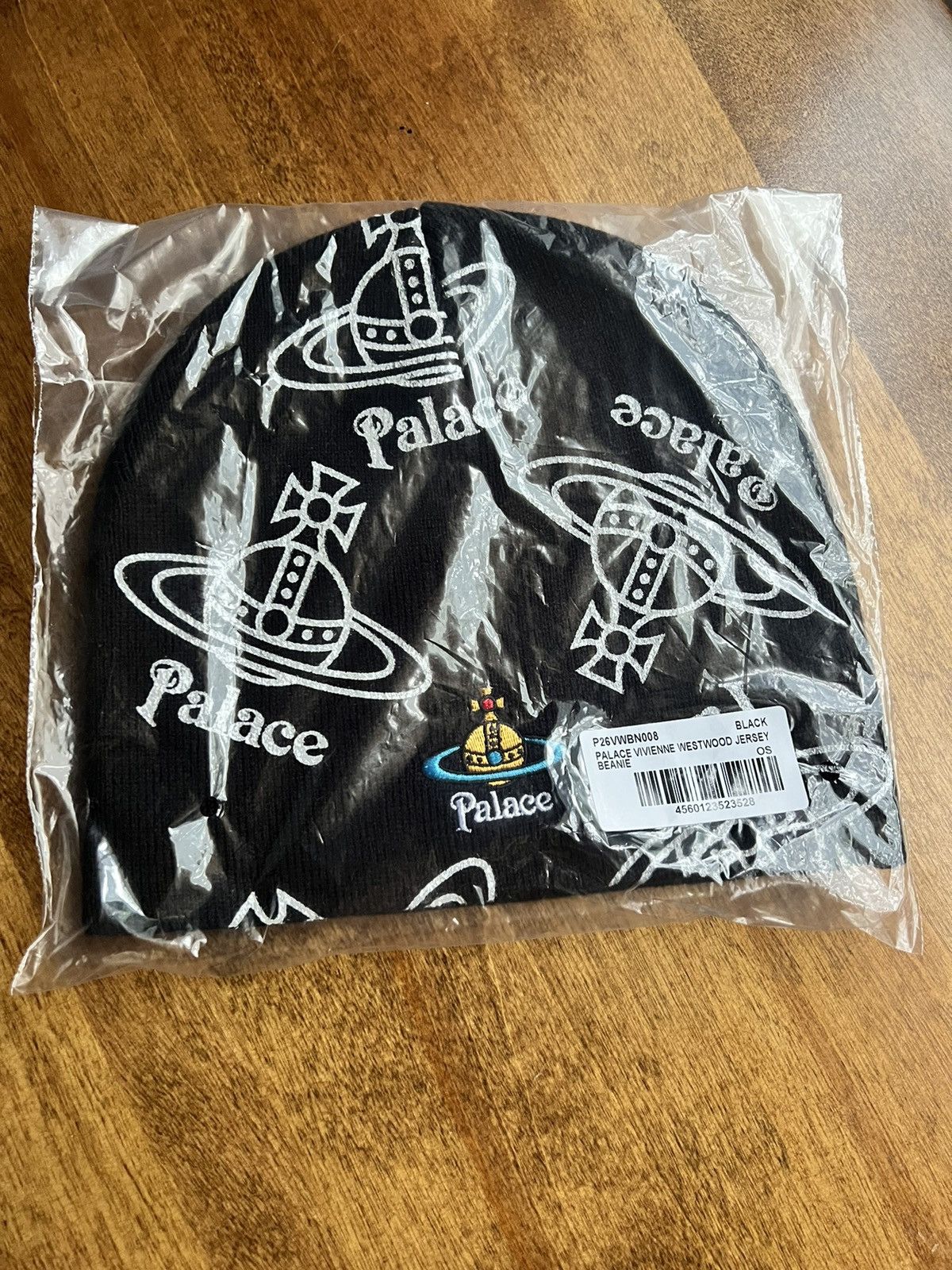 PALACE VIVIENNE WESTWOOD JERSEY BEANIE 黒 Palace Vivienne Westwood Jersey Beanie Black