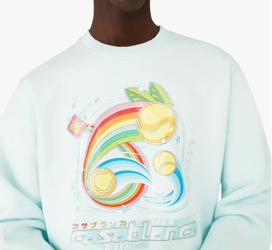 Casablanca BNWT AW25 CASABLANCA MANGA TENNIS BALL SWEATSHIRT S Size US S / EU 44-46 / 1 - 14 Thumbnail