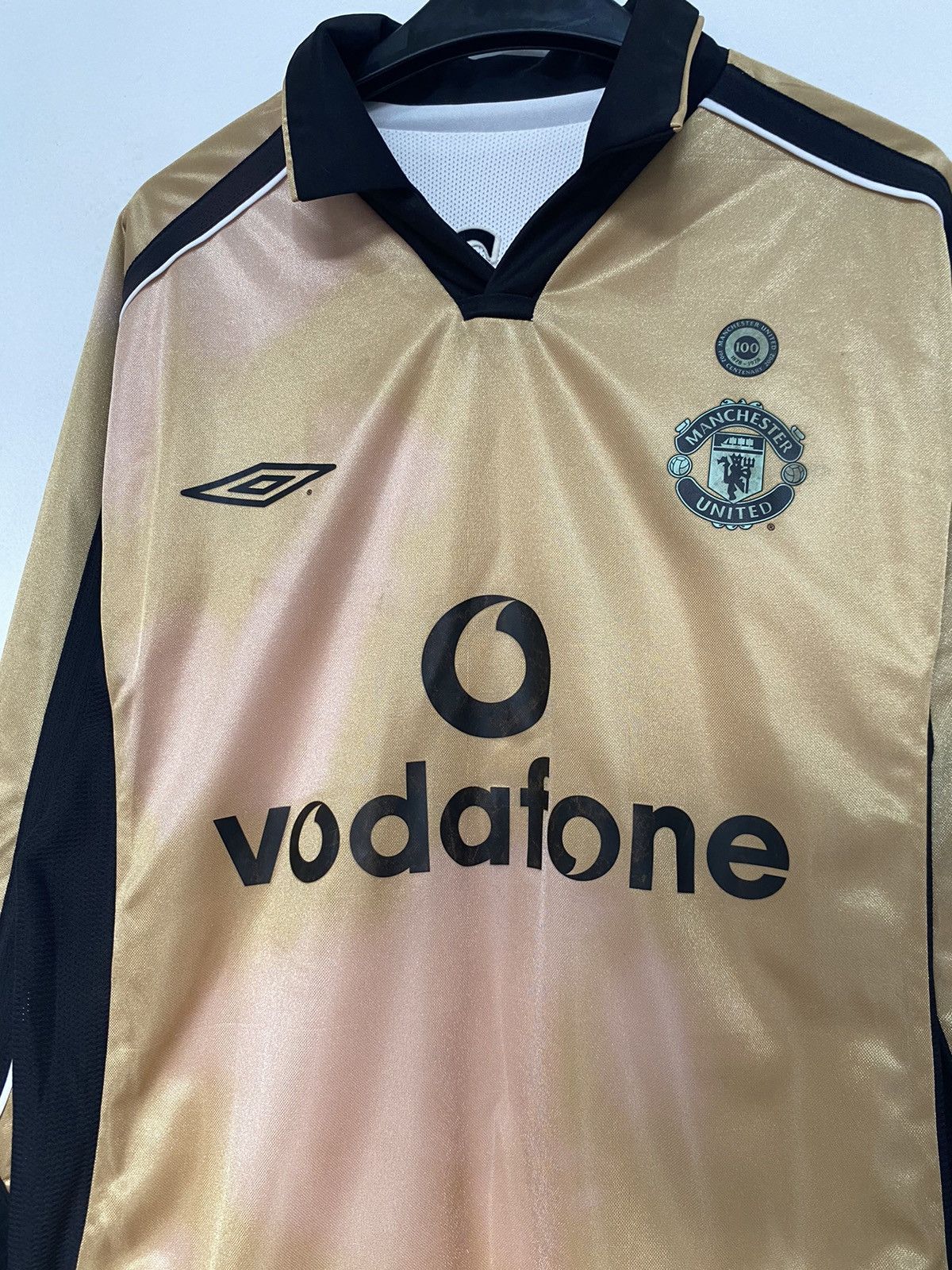 Umbro Manchester United Centenary Kit Longsleeve Soccer Jersey - M Size US M / EU 48-50 / 2 - 15 Thumbnail