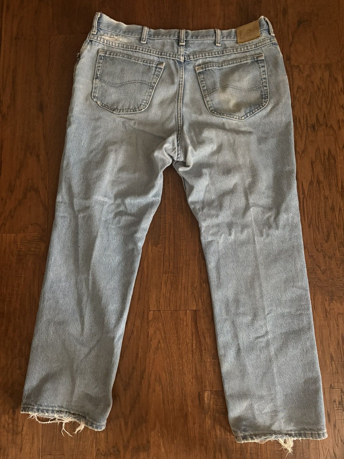 Vintage LIGHT BLUE VINTAGE BAGGY DENIM Size US 36 / EU 52 - 4 Thumbnail