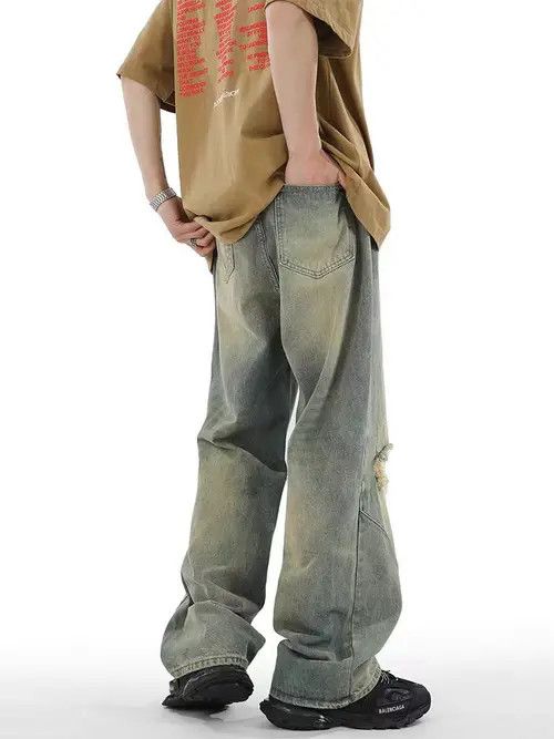 Japanese Brand nezawa x Kyono Light Blue High Street Vintage Loose Jeans Size US 30 / EU 46 - 7 Thumbnail