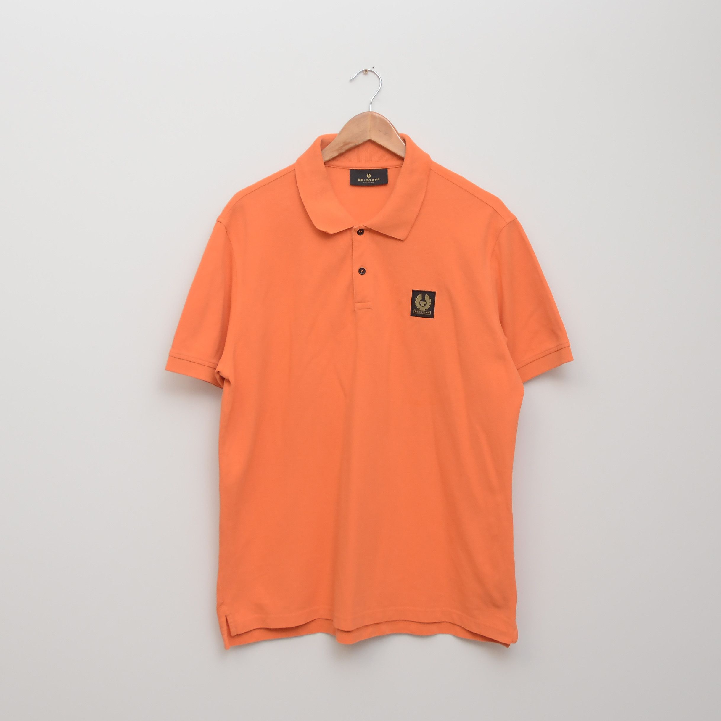 Belstaff Belstaff Polo T-Shirt XL/XXL Orange Lightweight Cotton Size US XXL / EU 58 / 5 - 1 Thumbnail