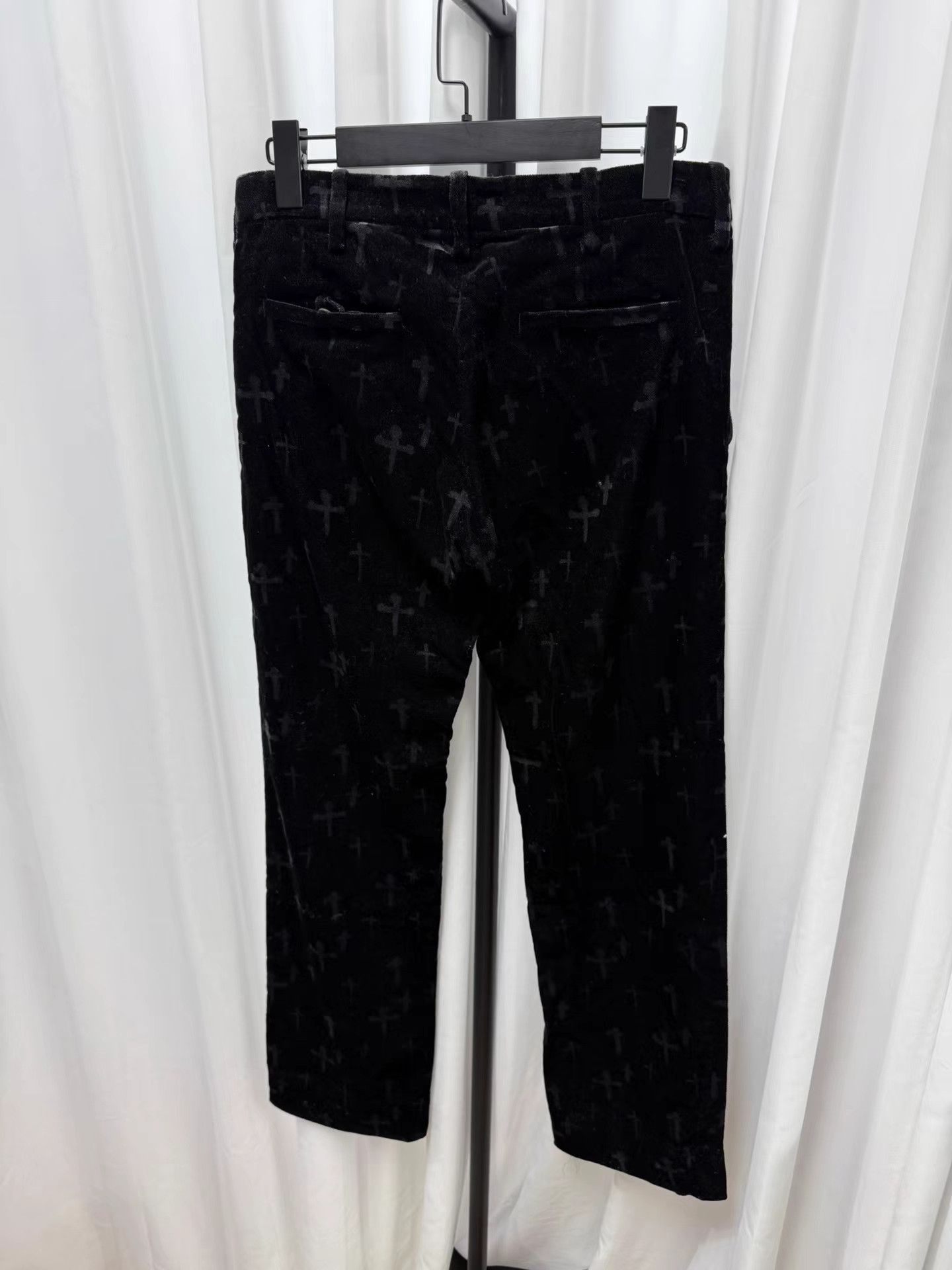Undercover UNDERCOVER Witch Period Cross Velvet Trousers K20 Size US 31 - 6 Thumbnail
