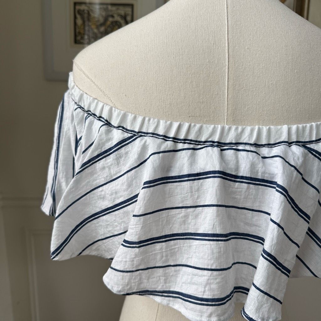 Other Helen Owen X Aqua Bandeau Ruffle Tube Too Cropped M Size M / US 6-8 / IT 42-44 - 5 Thumbnail