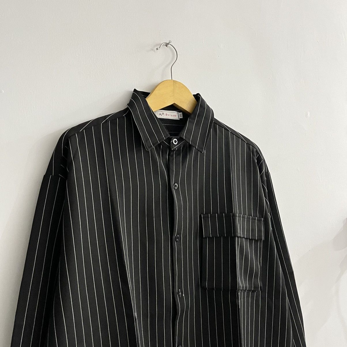 Japanese Brand Beiluo - Striped Ls Button Up Shirt Size US L / EU 52-54 / 3 - 3 Thumbnail