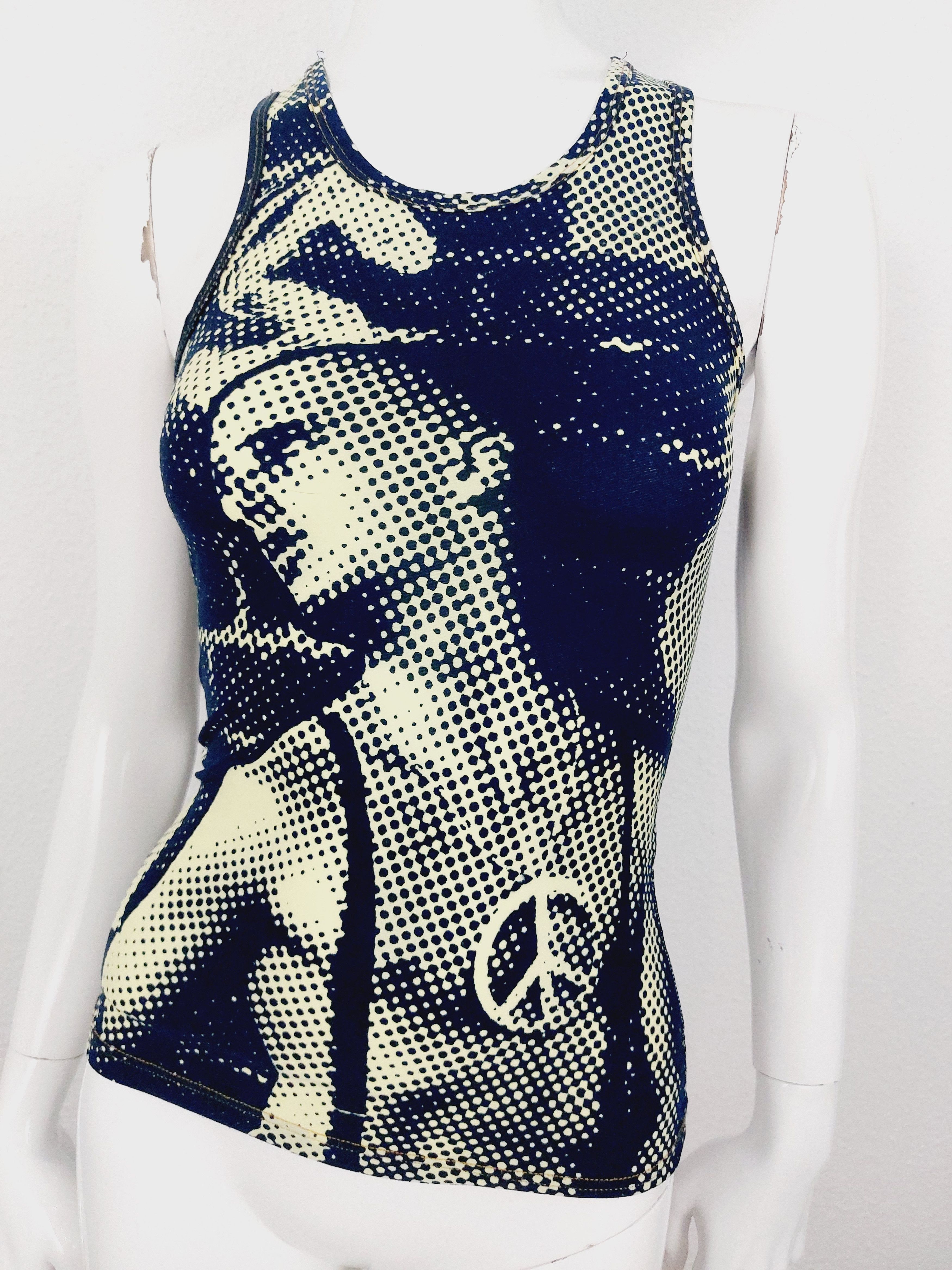 Jean Paul Gaultier Fight Racism MESH TOP