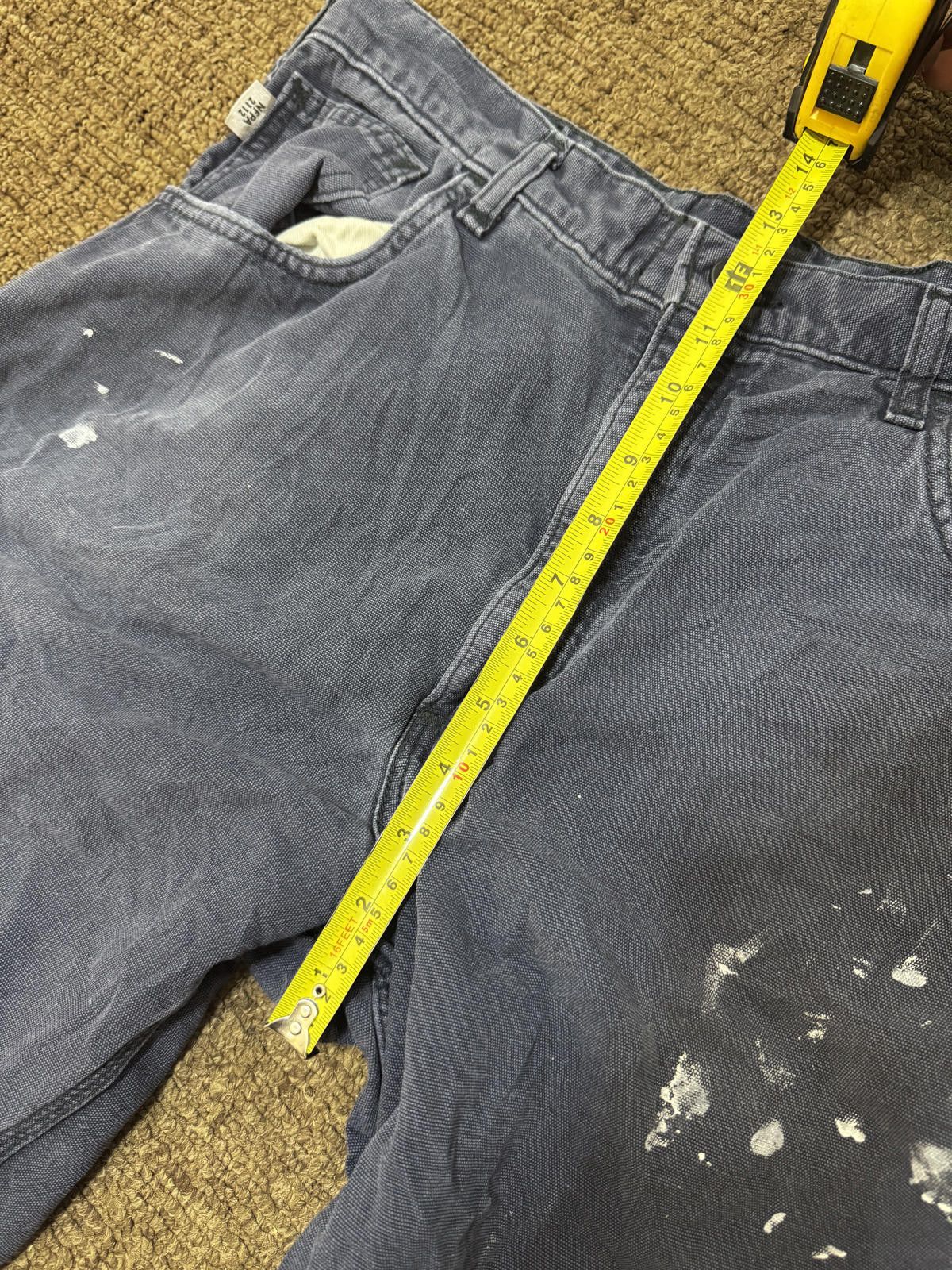 Carhartt Carhartt Work Pants Blue Paint-Stained 36X34 Size US 36 / EU 52 - 5 Thumbnail