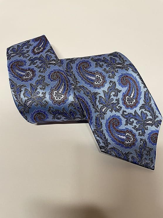 Ermenegildo Zegna Ermenegildo Zegna Blue Paisley Silk Tie Size ONE SIZE - 5 Thumbnail