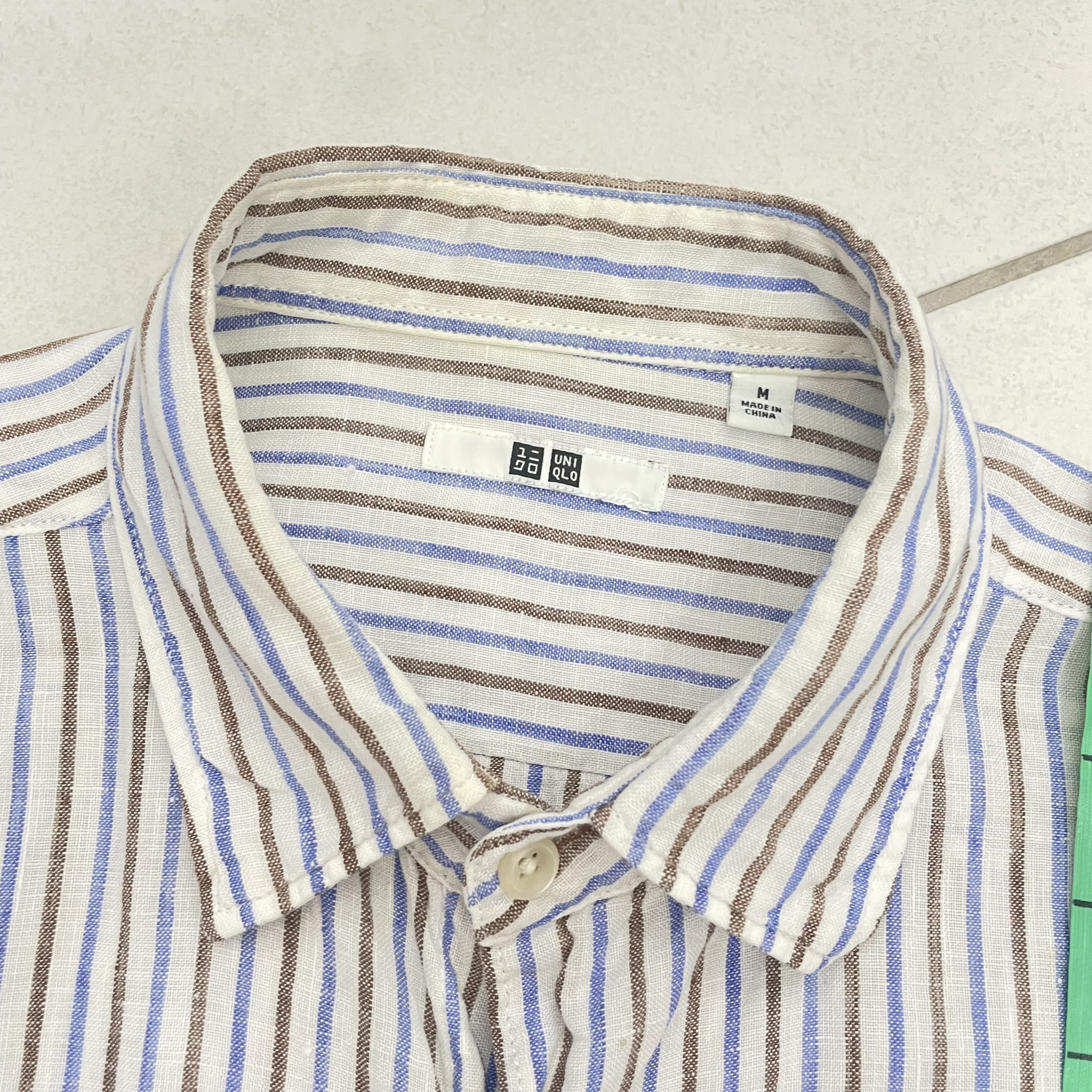 Uniqlo ⭐️SALE⭐️ [M] UNIQLO LINEN SHIRT Size US M / EU 48-50 / 2 - 4 Thumbnail