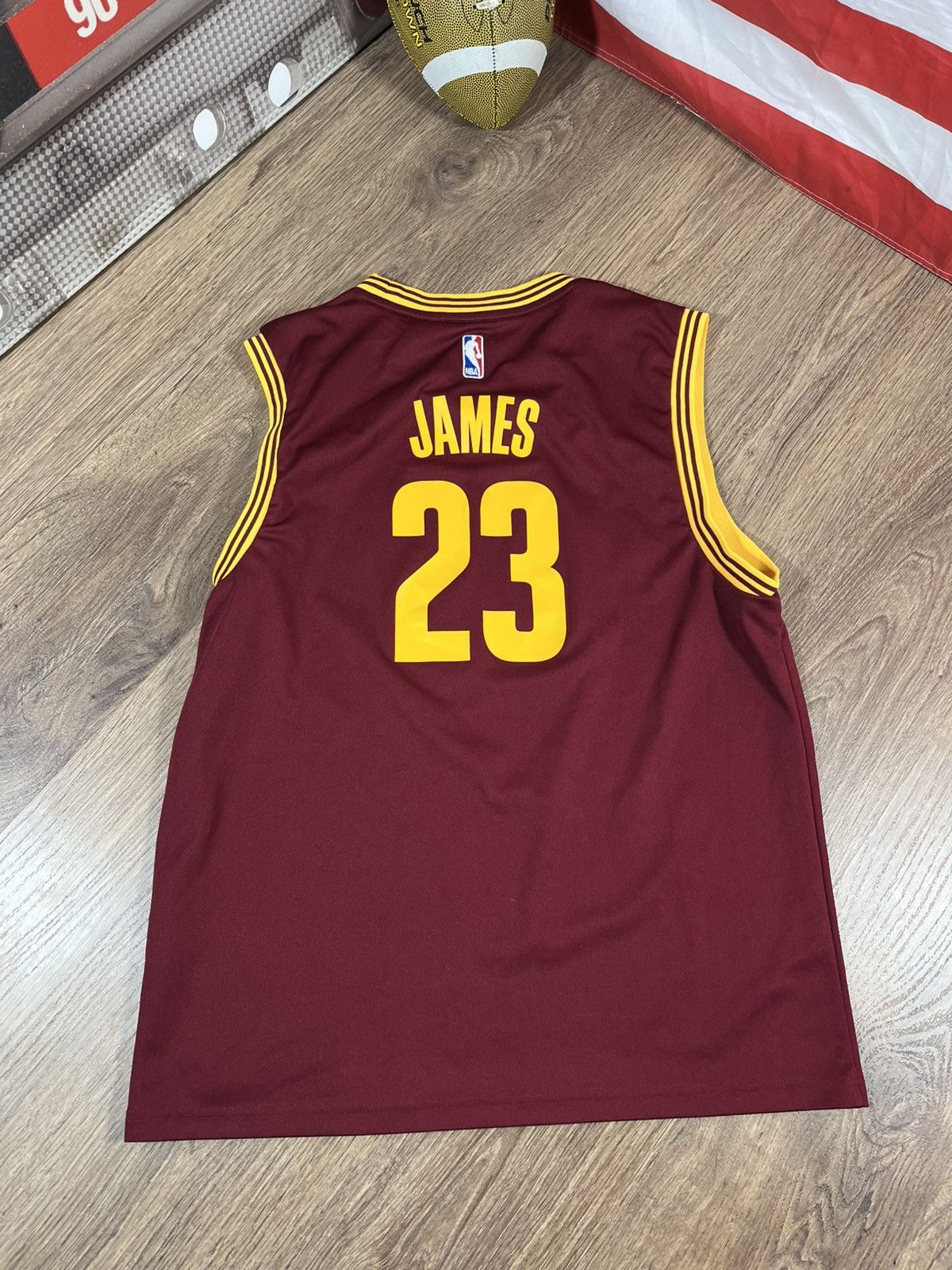 NBA LeBron James Cleveland Jersey Basketball Adidas Size US L / EU 52-54 / 3 - 1 Thumbnail