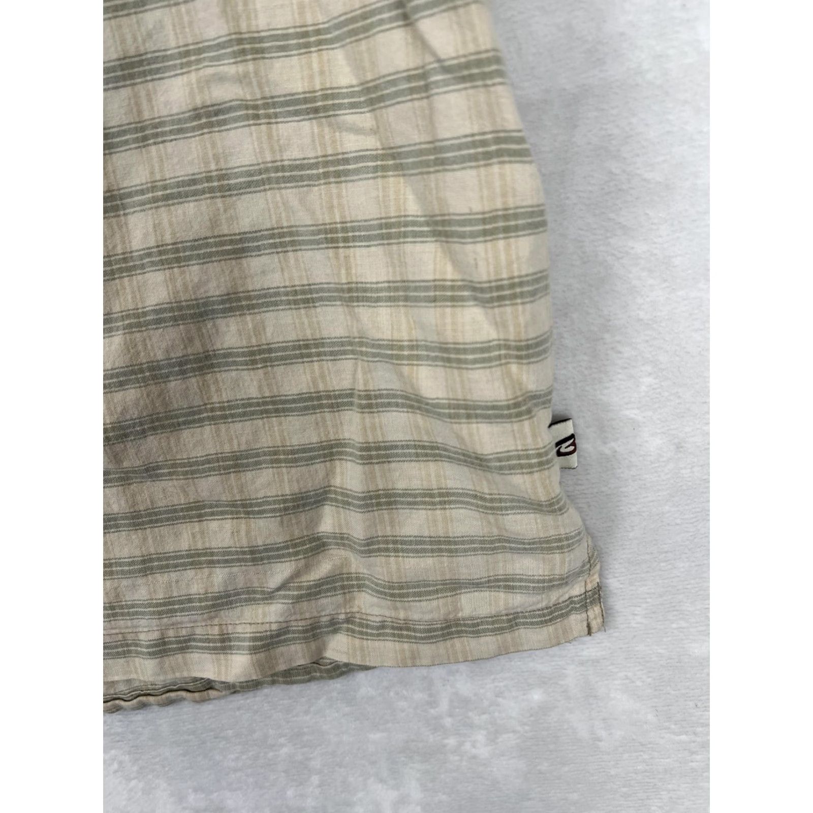 Bugle Boy VINTAGE Bugle Boy Shirt Mens XL Beige Plaid Short Sleeve Button Front 90s Size US XL / EU 56 / 4 - 2 Thumbnail
