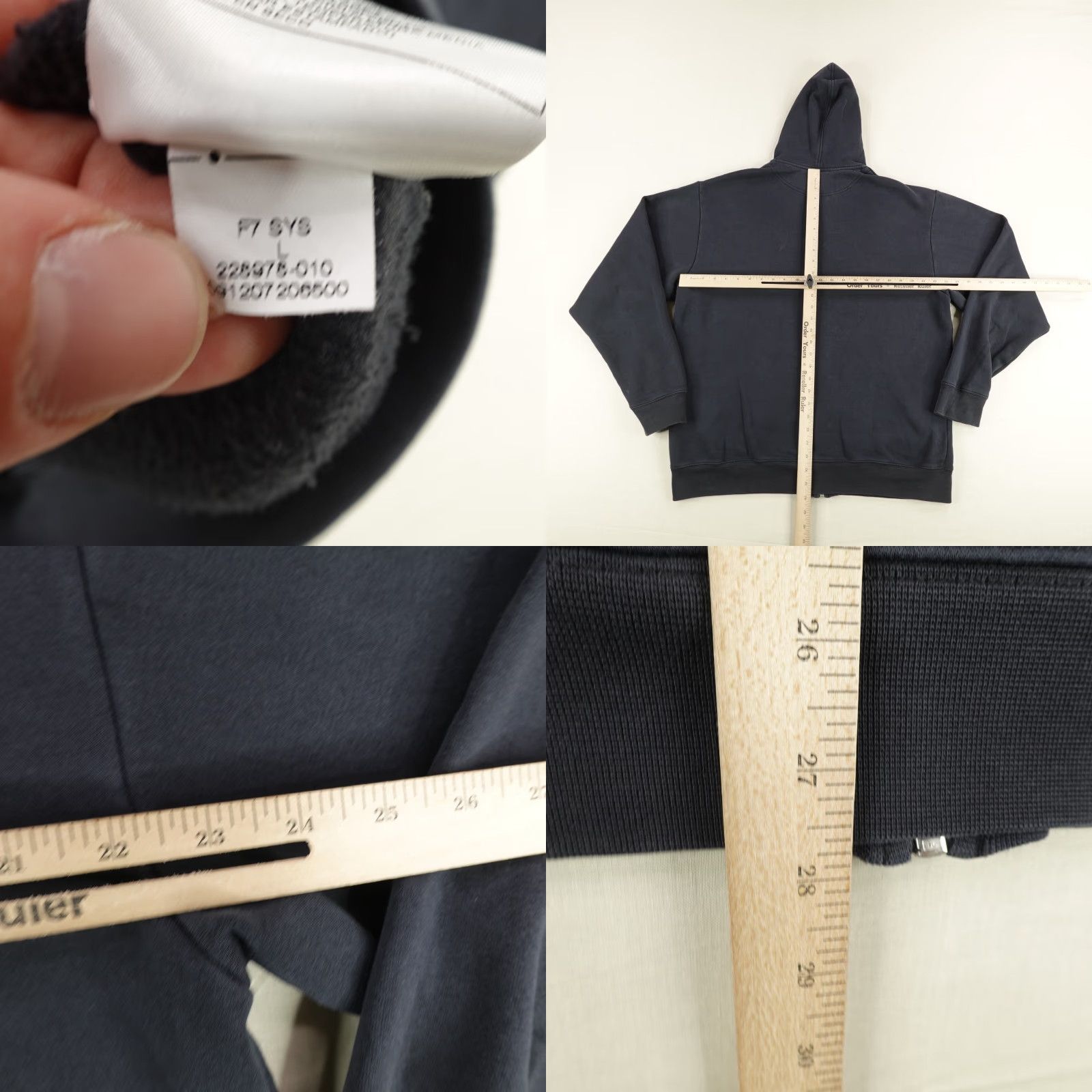 Nike Nike Mens Large Black Hoodie Full Zip Swoosh Sweatshirt ^ User: Nike Mens Large Black Hoodie Full Zip Swoosh Sweatshirt ^ Size US L / EU 52-54 / 3 - 8 Thumbnail