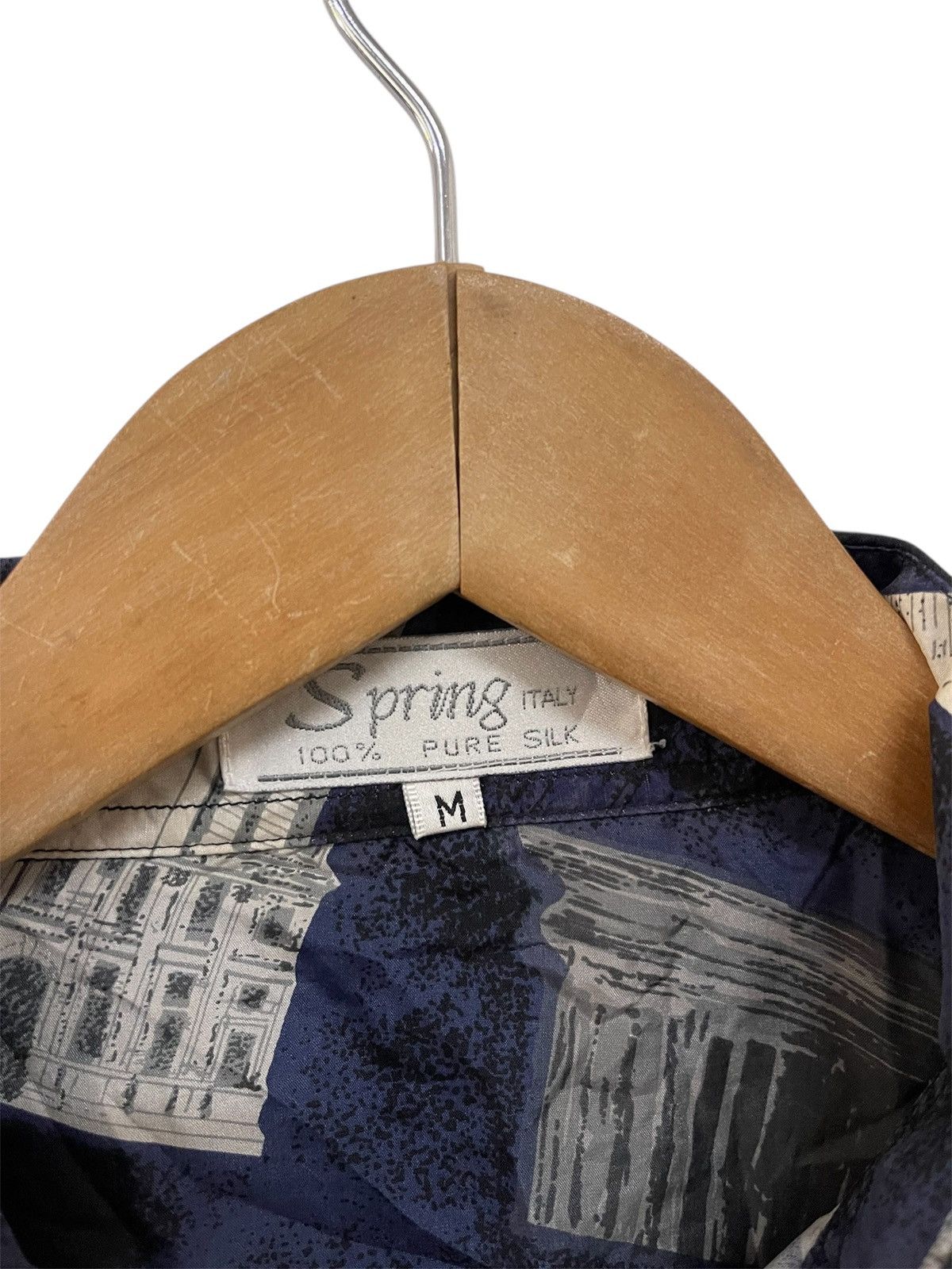 Designer Italian art pure silk shirt Size US M / EU 48-50 / 2 - 4 Thumbnail